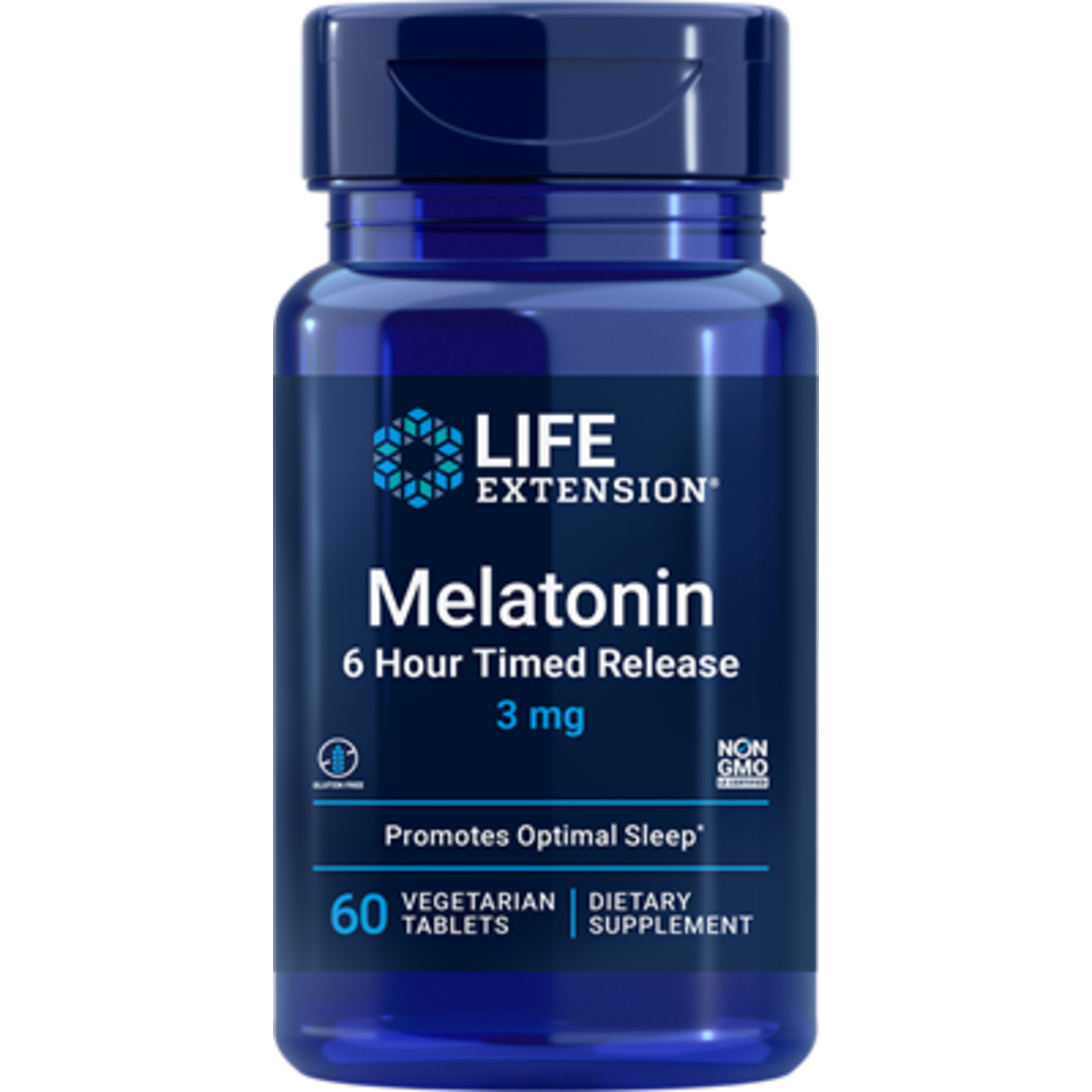 Life Extension Life Extension - Melatonin 6 Hour Timed Release 750 mcg - 60 Tablets