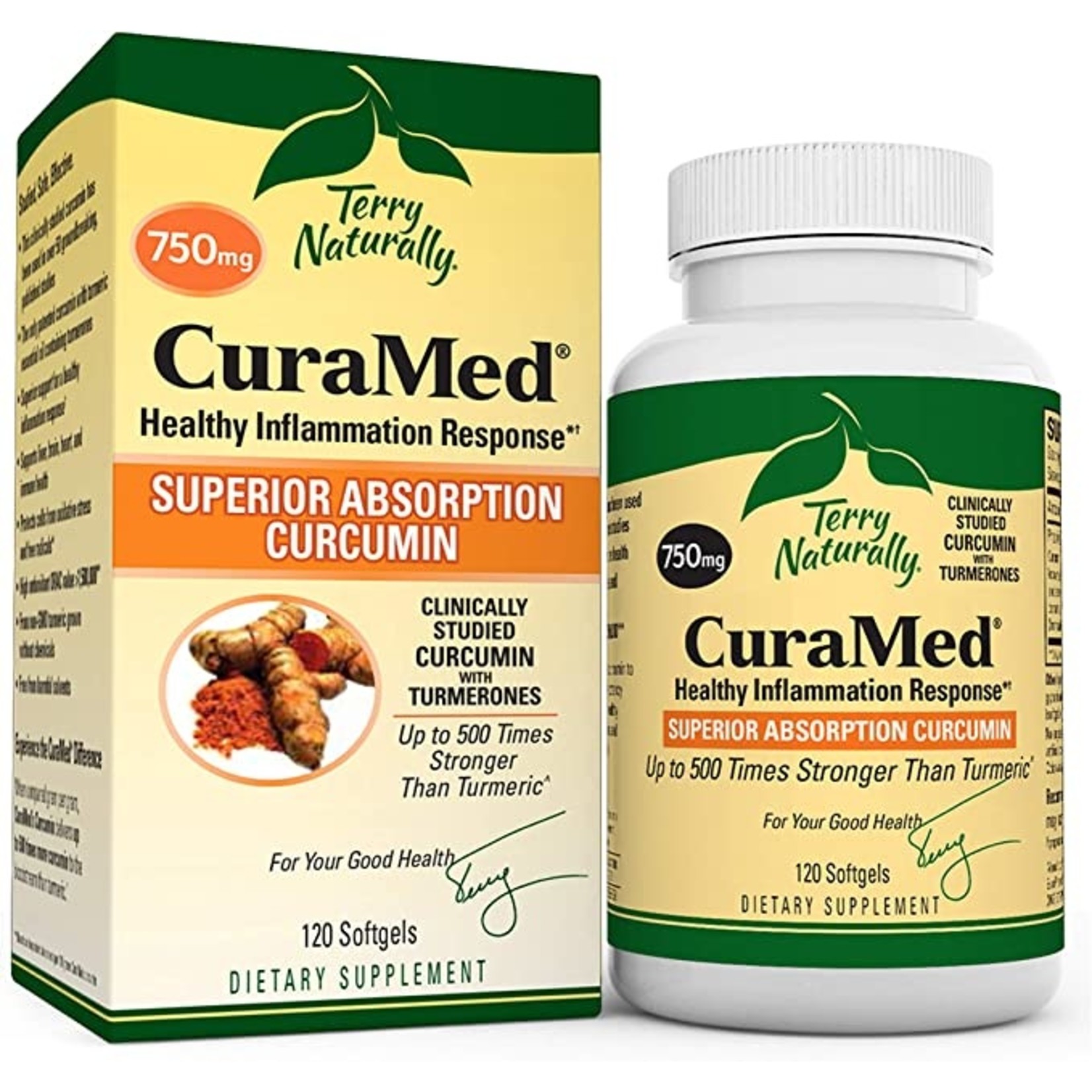 Terry Naturally Terry Naturally - Curamed 750 mg - 120 Softgels