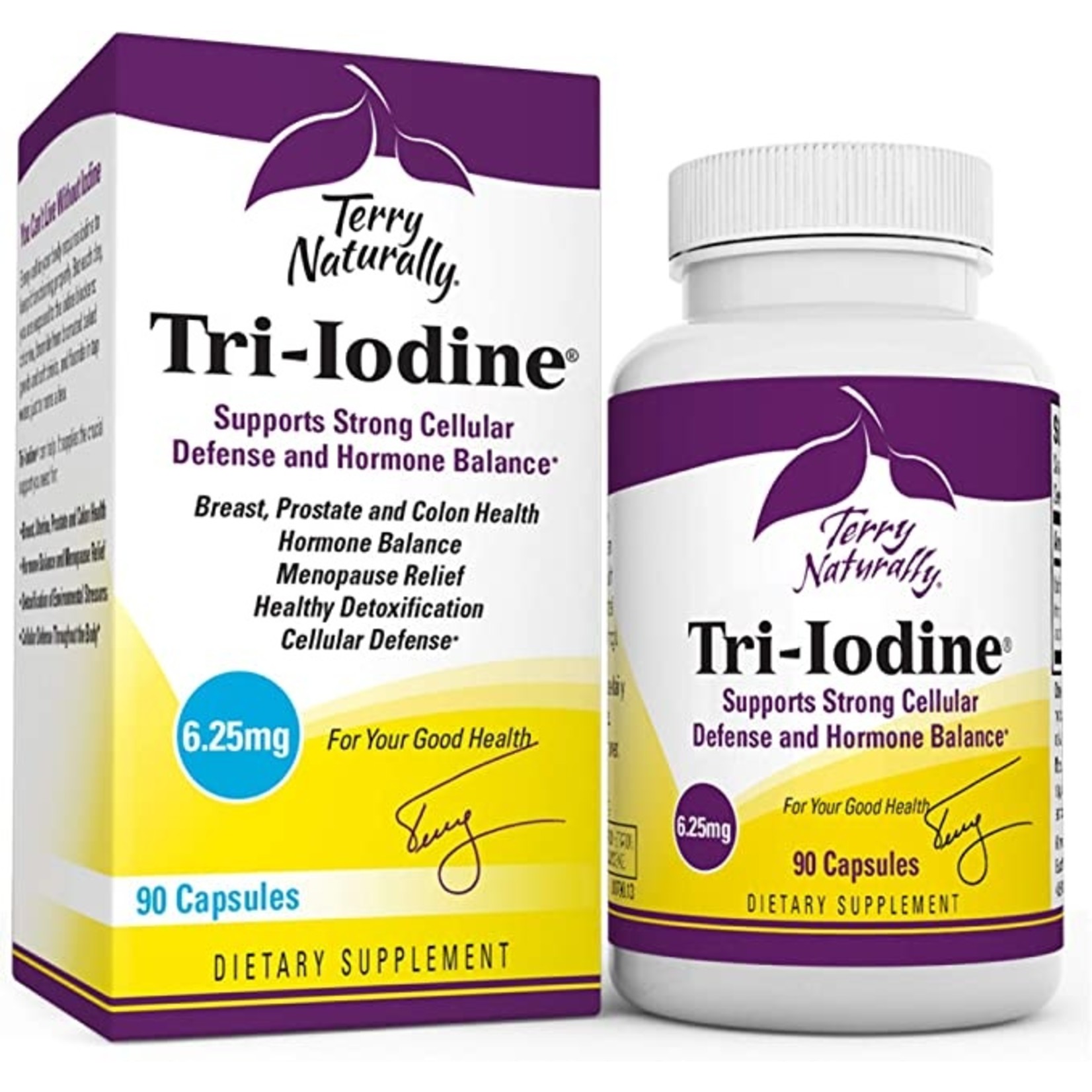 Terry Naturally Terry Naturally - Tri-Iodine 6.25 mg - 90 Capsules