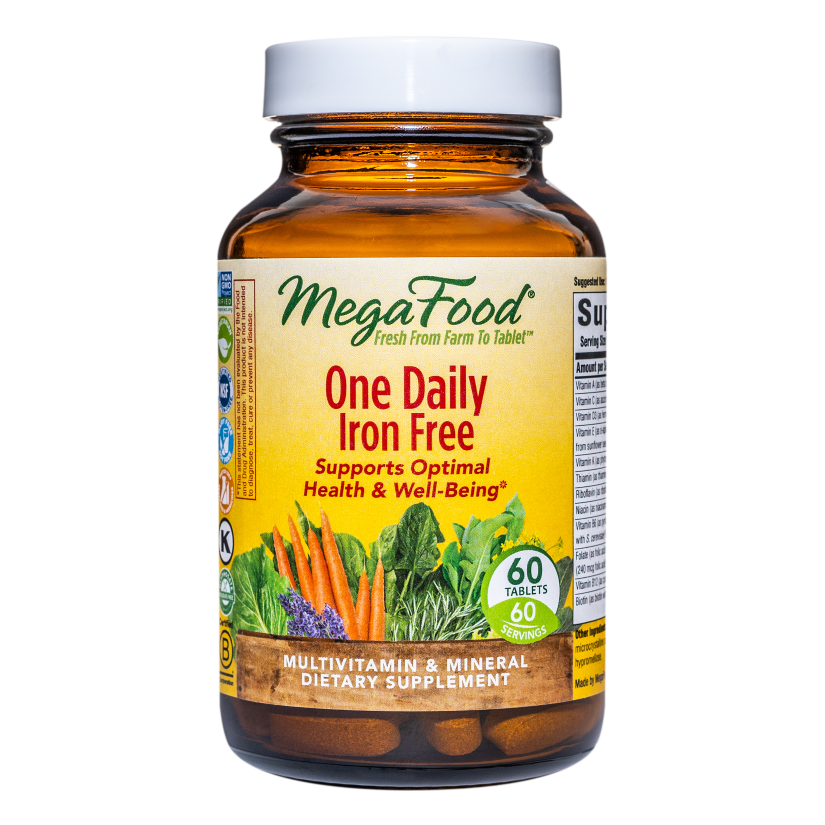 Megafood Megafood - One Daily Iron Free - 60 Tablets