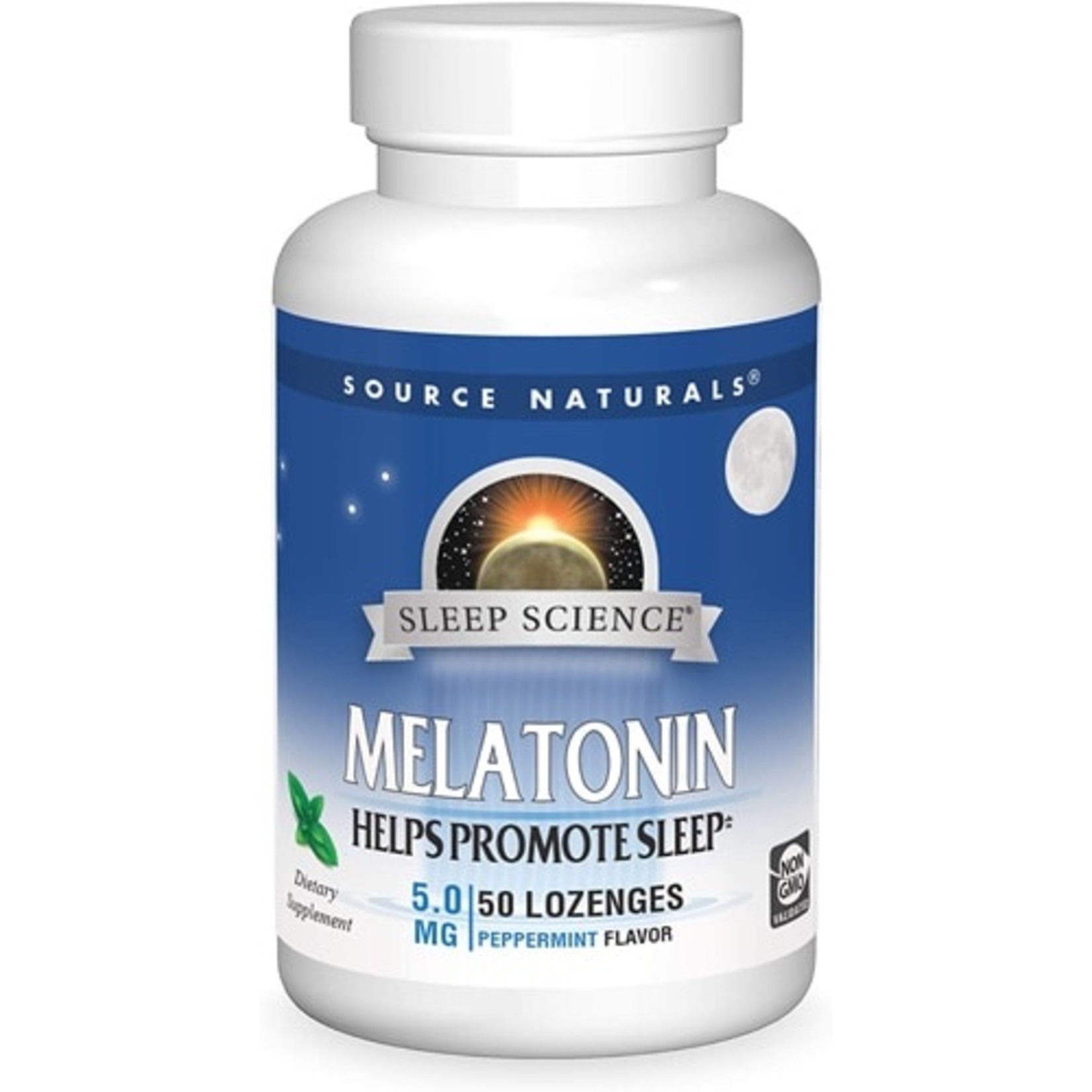 Source Naturals Source Naturals - Melatonin 5mg Pmint - 50 Lozenges