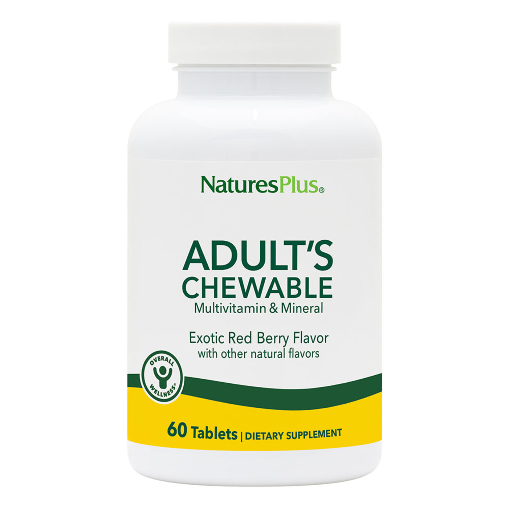 Natures Plus Natures Plus - Adult Chewable Multi Red Fruit - 60 Chewables