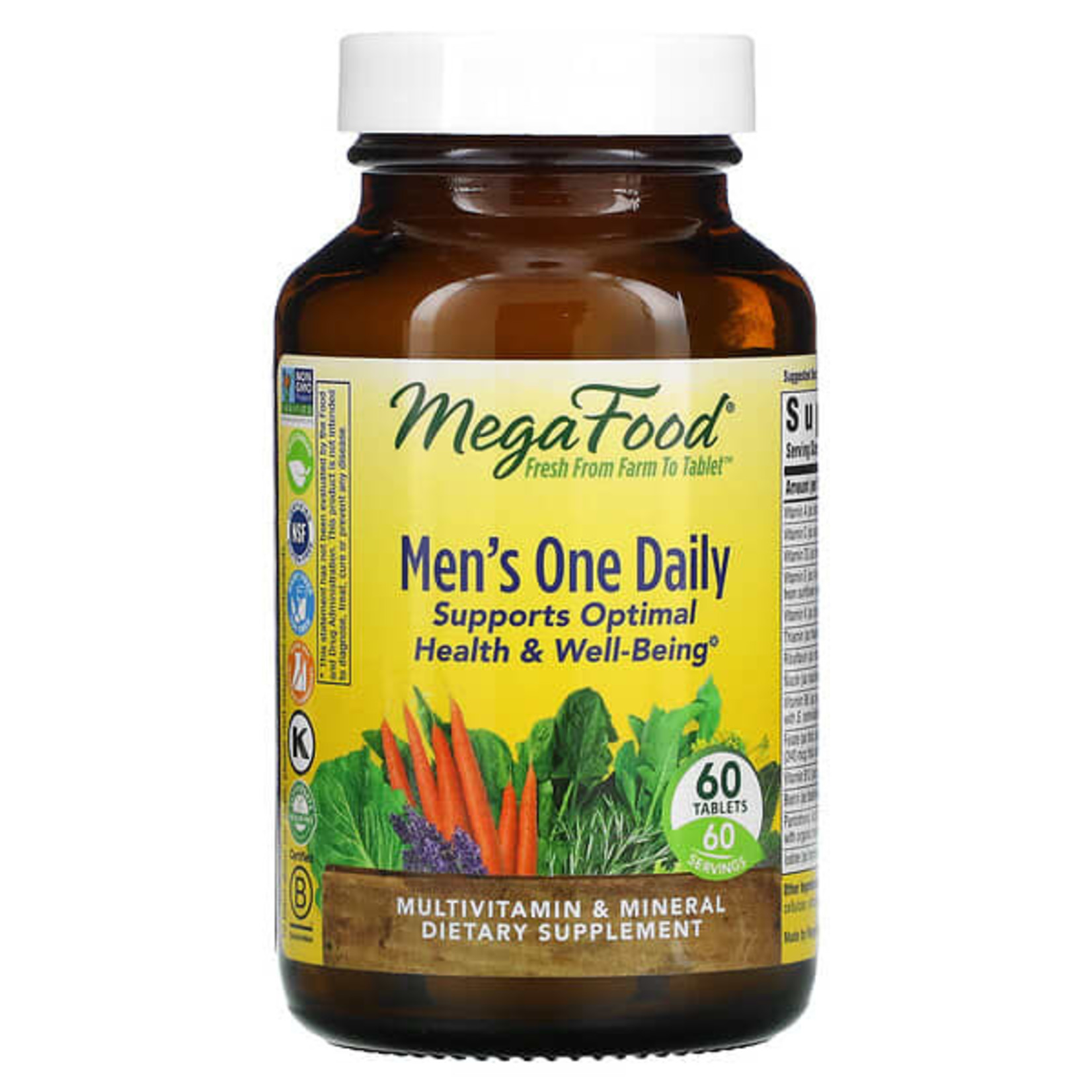 Megafood Megafood - Men’s One Daily - 60 Tablets