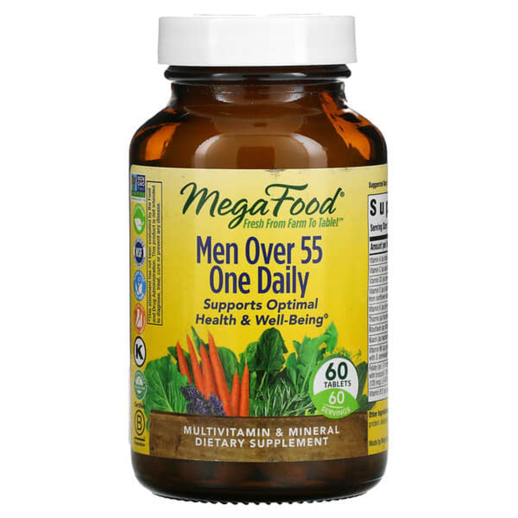 Megafood Megafood - Men 55+ One Daily Multivitamin - 60 Tablets