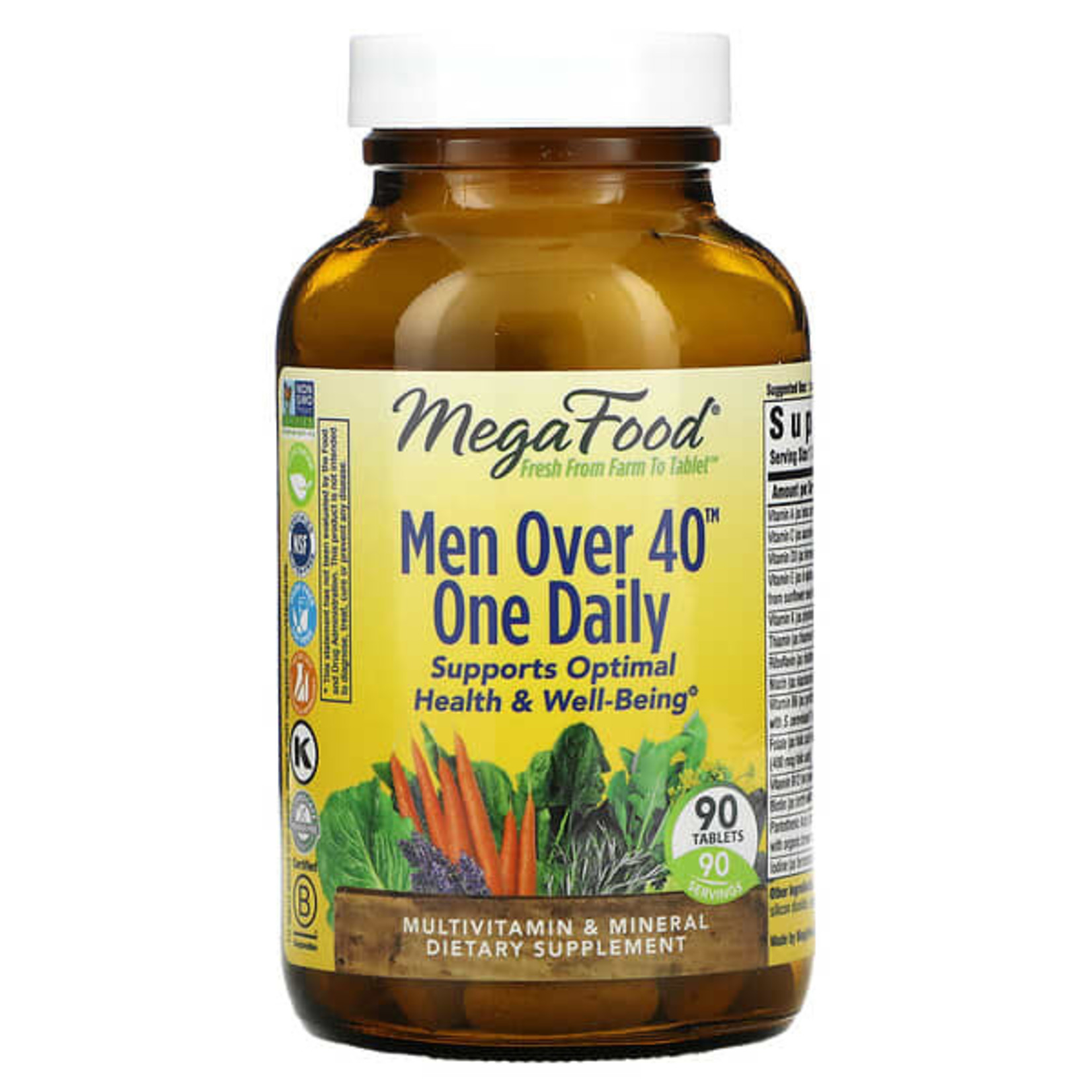 Megafood Megafood - Men Over 40 One Daily - 90 Tablets