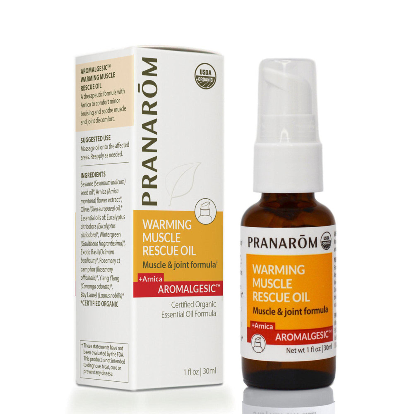 Pranarom Pranarom - Rescue Oil Muscle Warming - 1 oz