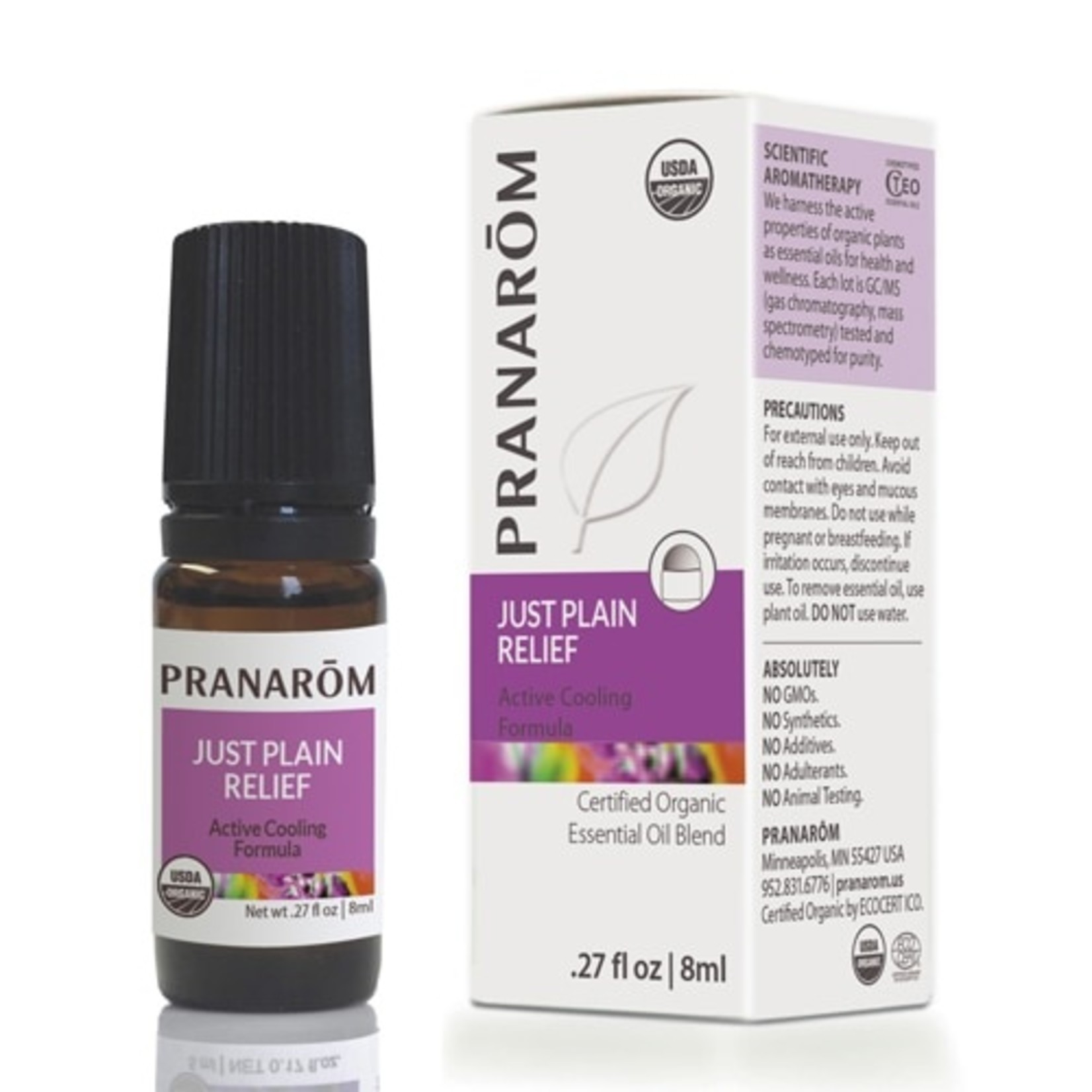 Pranarom Pranarom - Just Plain Relief Roll-On - 8 ML
