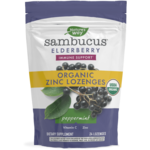 Natures Way Sambucus Mint Zinc Lozenges - 24 count