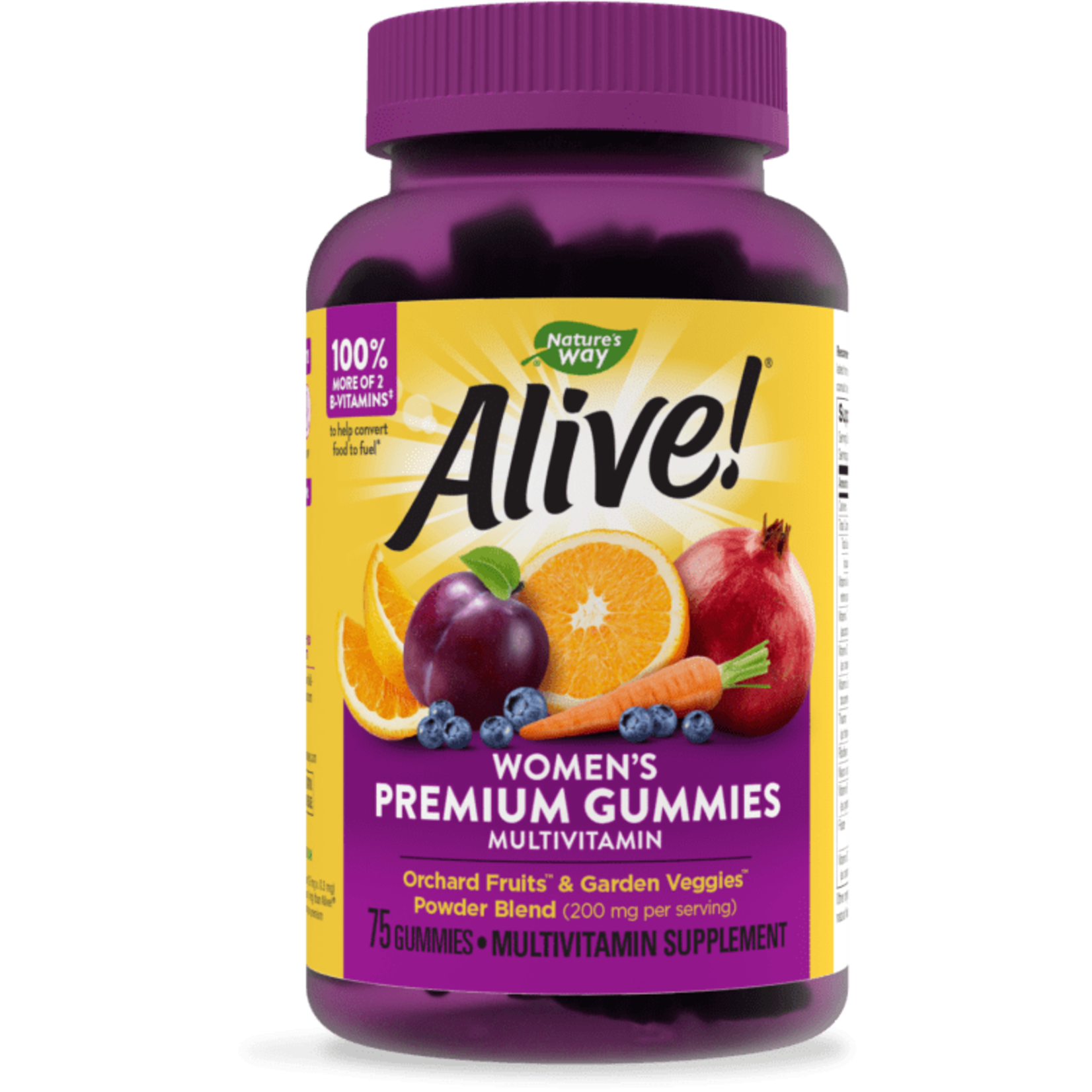 Natures Way Natures Way - Alive - Women's Energy Gummy Multi-Vitamins - 75 Chewables