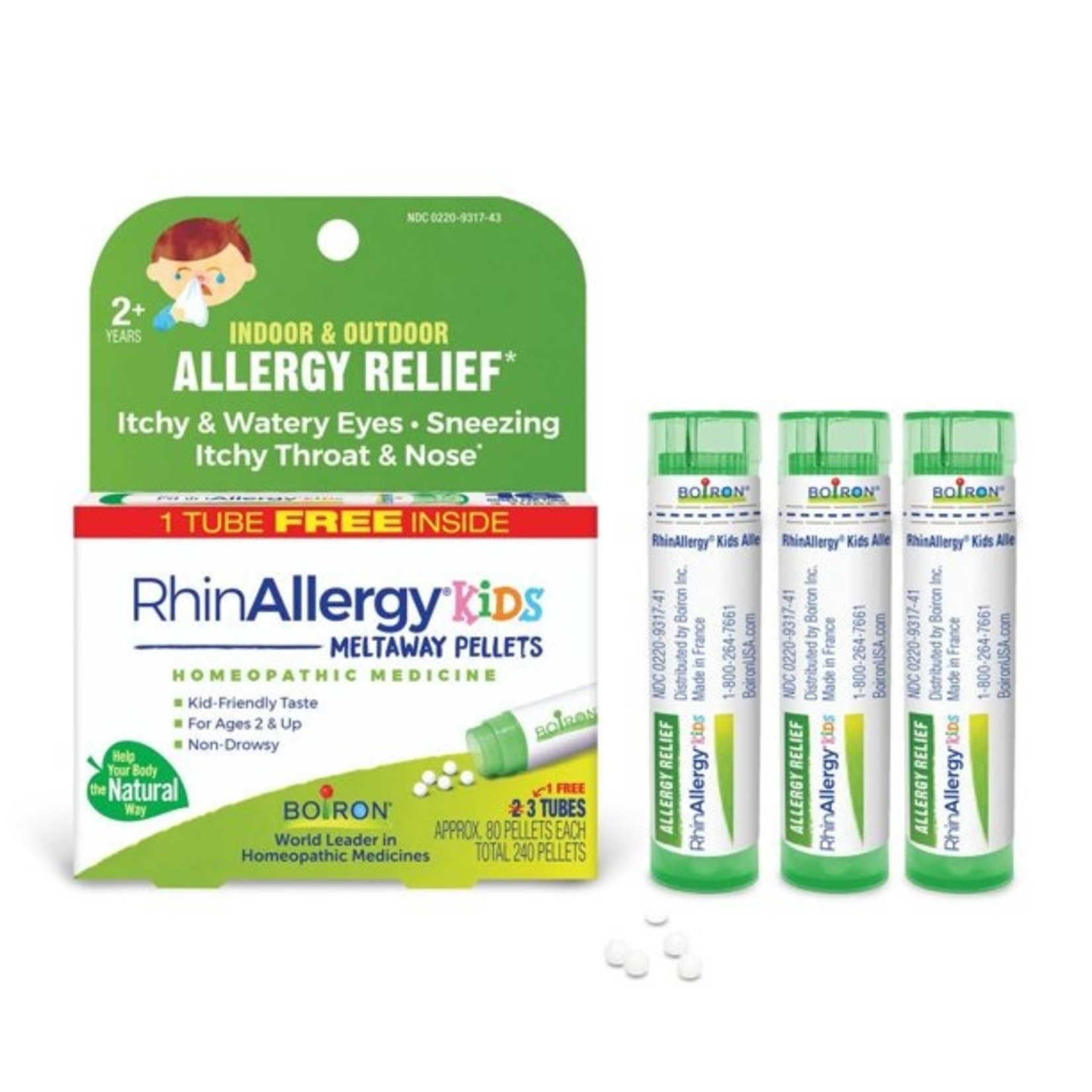 Boiron Boiron - Rhinallergy For Kids Allergy Relief - 3 Tablets