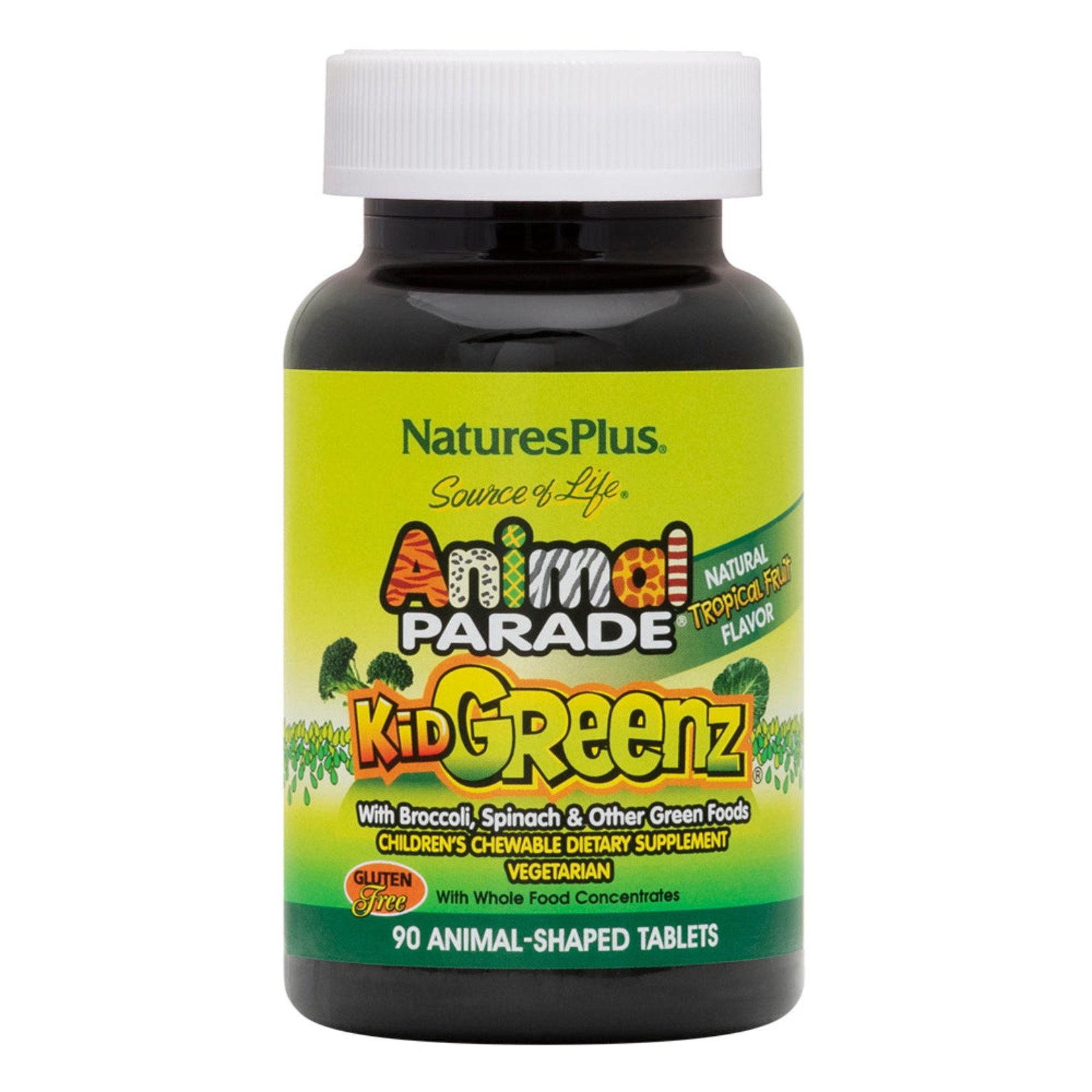 Natures Plus Natures Plus - Animal Parade Kidgreenz Chewable - 90 count