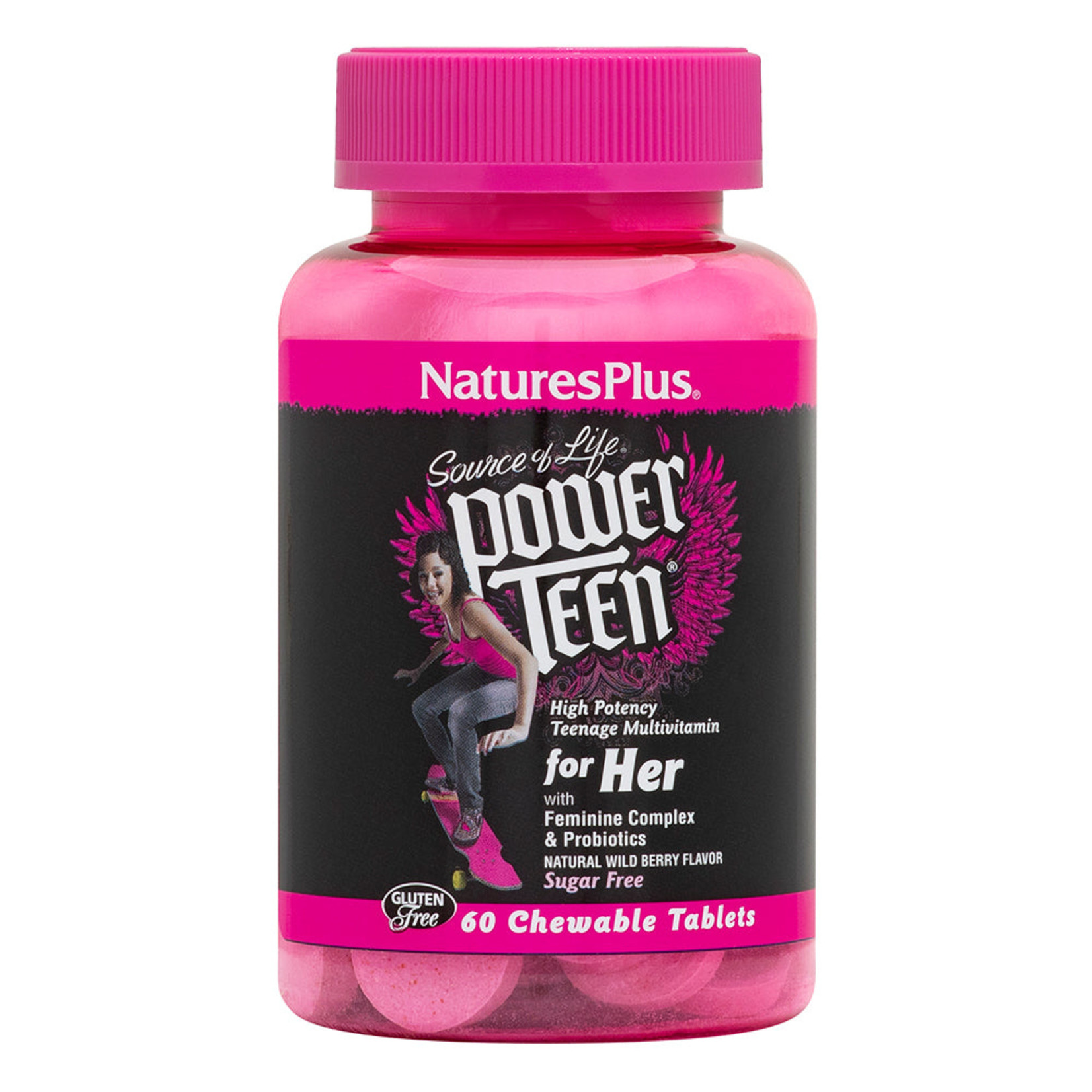 Natures Plus Natures Plus - Power Teen Hers Chewable - 60 count