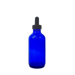Wyndmere 4 oz Cobalt Blue Glass Bottle With Dropper - 4 oz