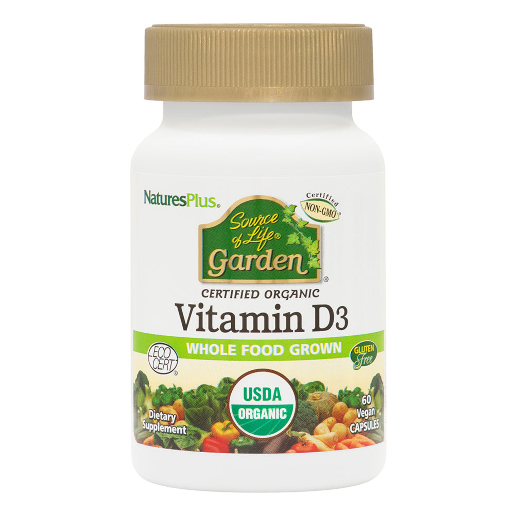 Natures Plus Natures Plus - Source of Life Garden Vit D3 5000 IU - 60 count