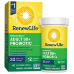 Renew Life Adult 50+ Ultimate Flora Probiotic - 60 Capsules