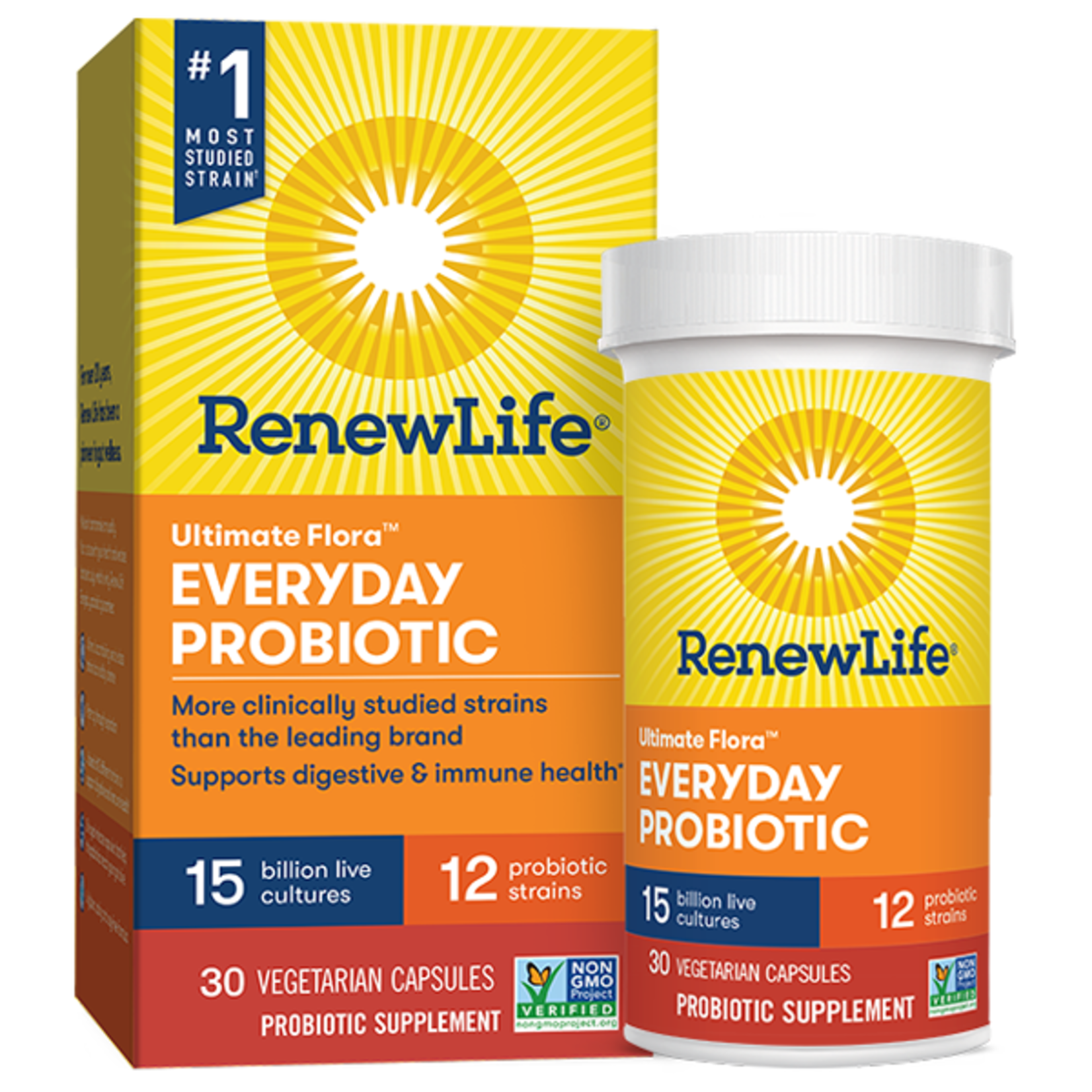 Renew Life Renew Life - Everyday Probiotic 15B - 30 Capsules