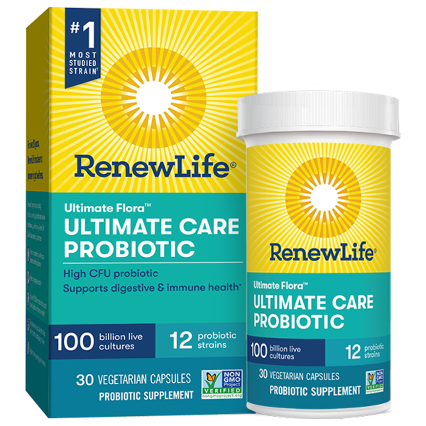 Renew Life Renew Life - Ultimate Care Probiotic 100B - 30 Veg Capsules