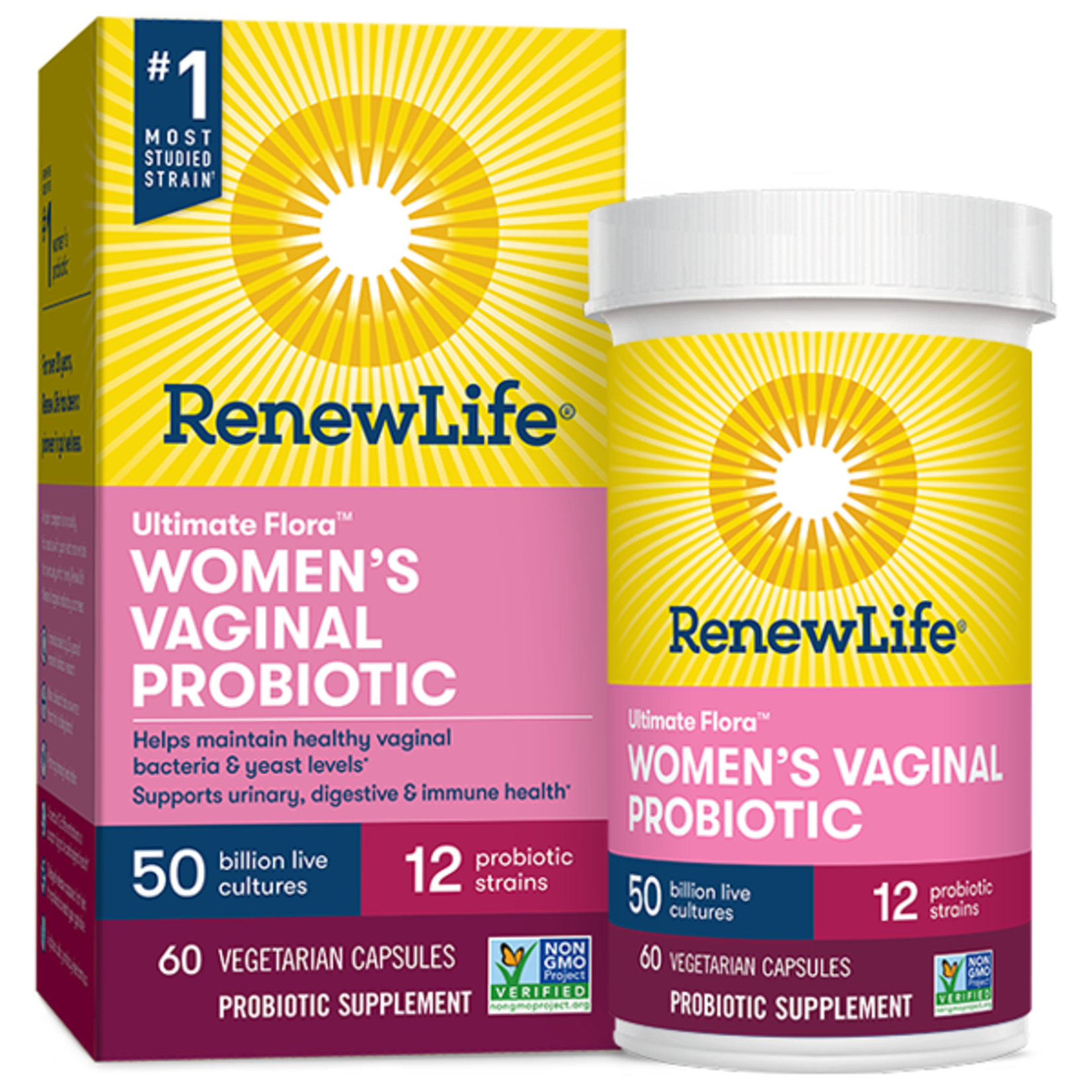 Renew Life Renew Life - Womens Vaginal Probiotic - 60 Capsules