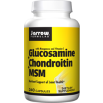 Jarrow Glucosamine Plus Chondroitin Plus MSM Capsules - 240 Capsules
