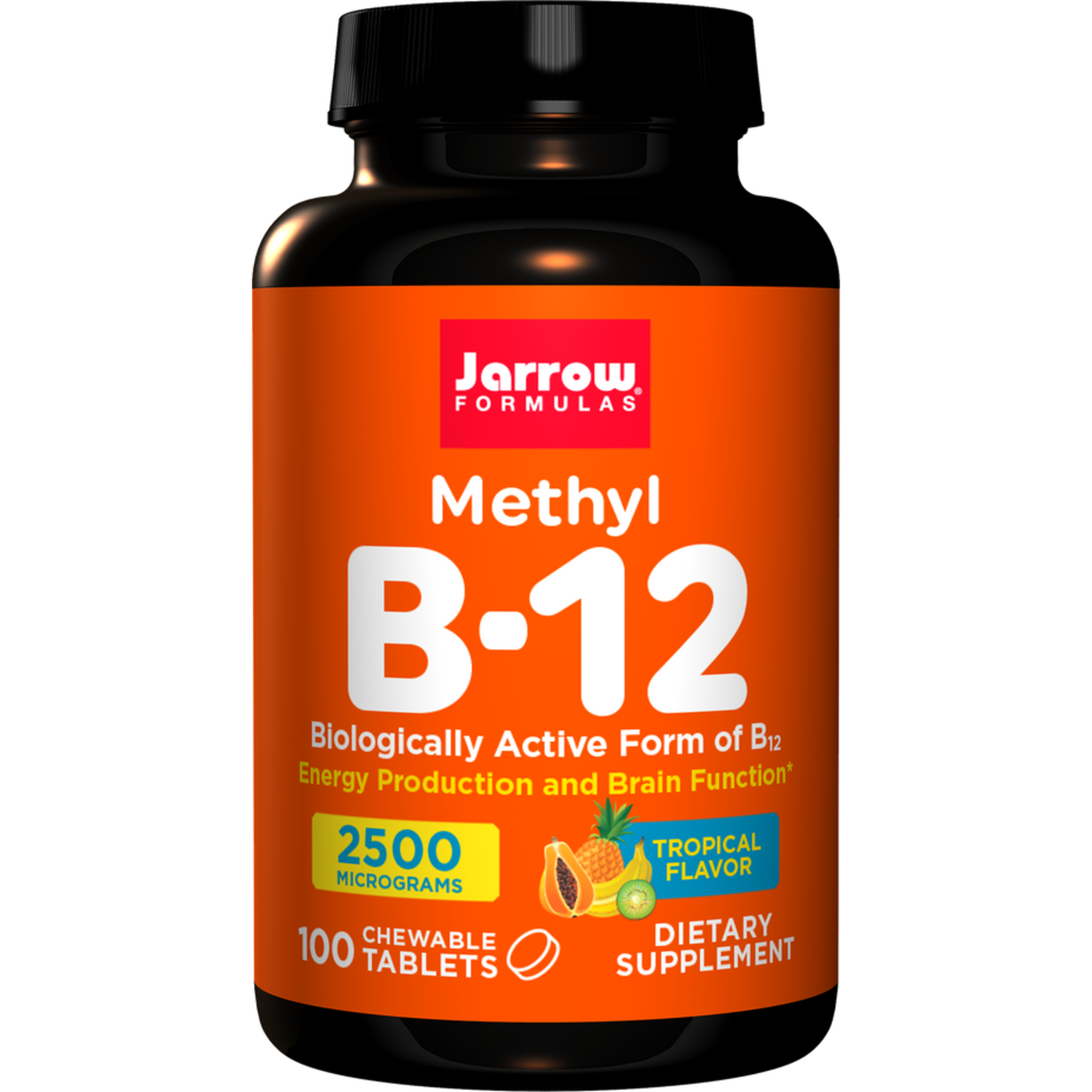 Jarrow Jarrow - Methyl B-12  2500 mcg Tropical - 100 Chew Tablets
