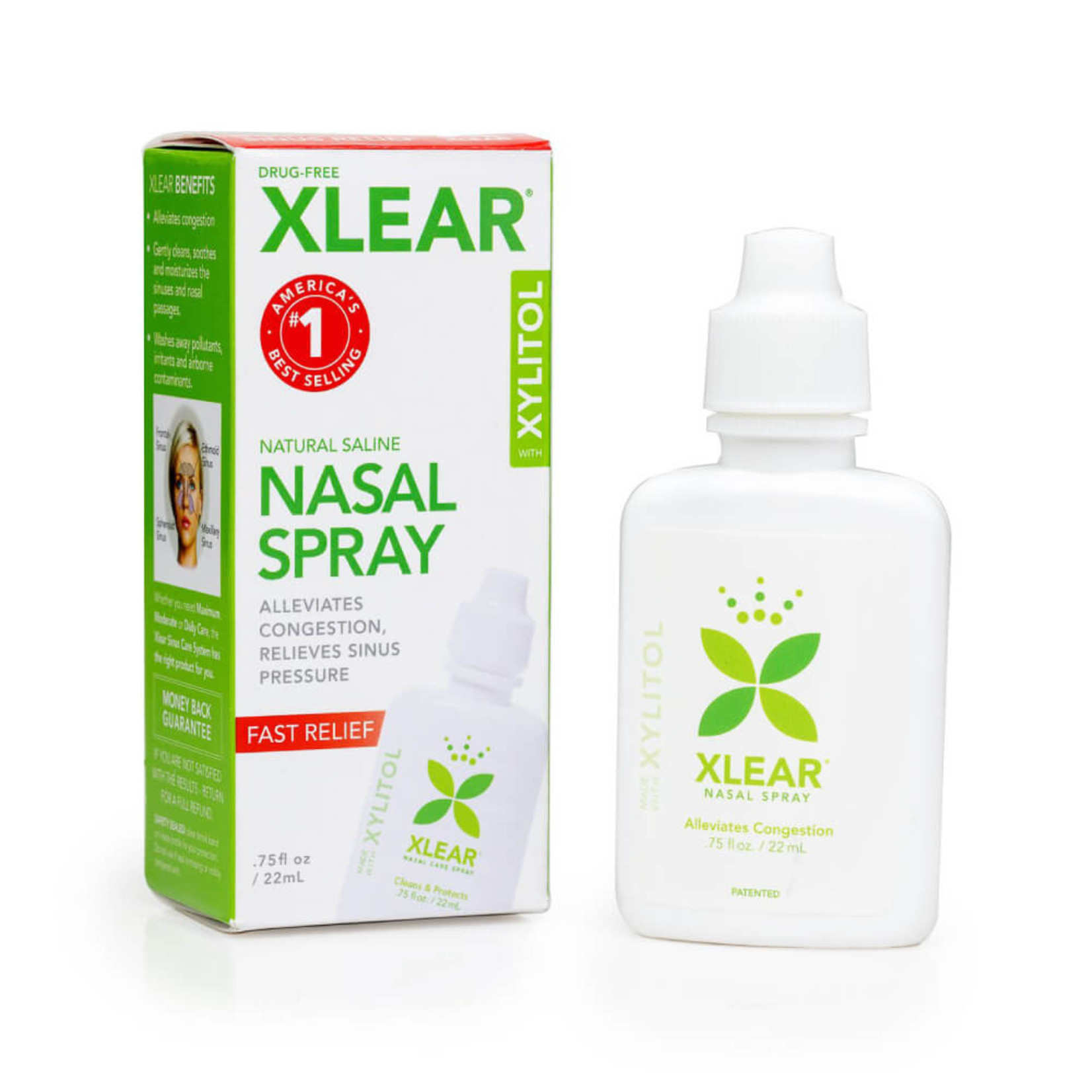 Xlear Xlear - All Natural Saline Nasal Spray - .75 oz
