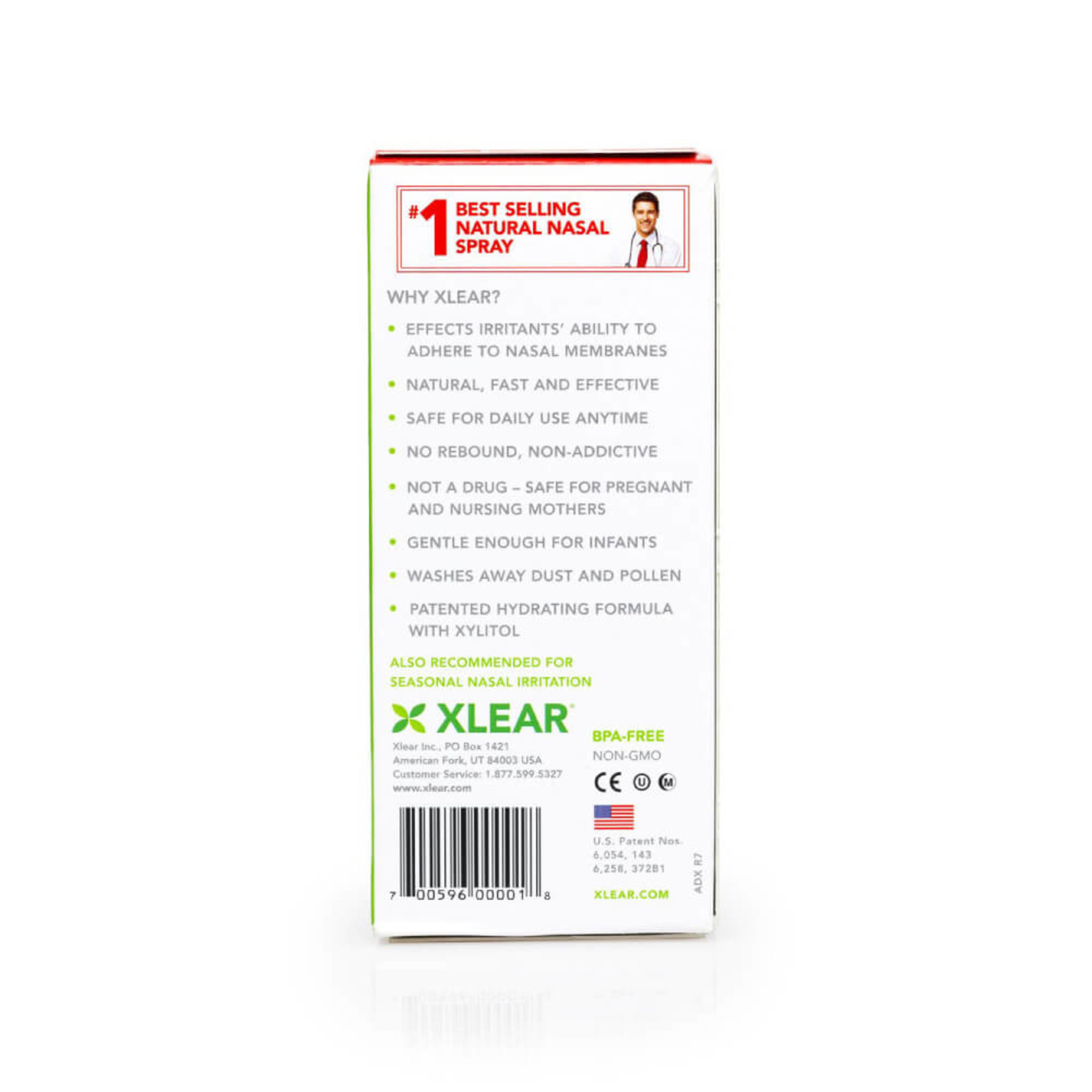 Xlear Xlear - All Natural Saline Nasal Spray - .75 oz