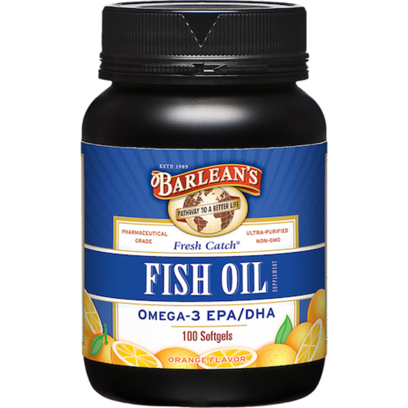 Barleans Barleans - Fresh Catch Fish Oil Softgels Orange - 100 Softgels