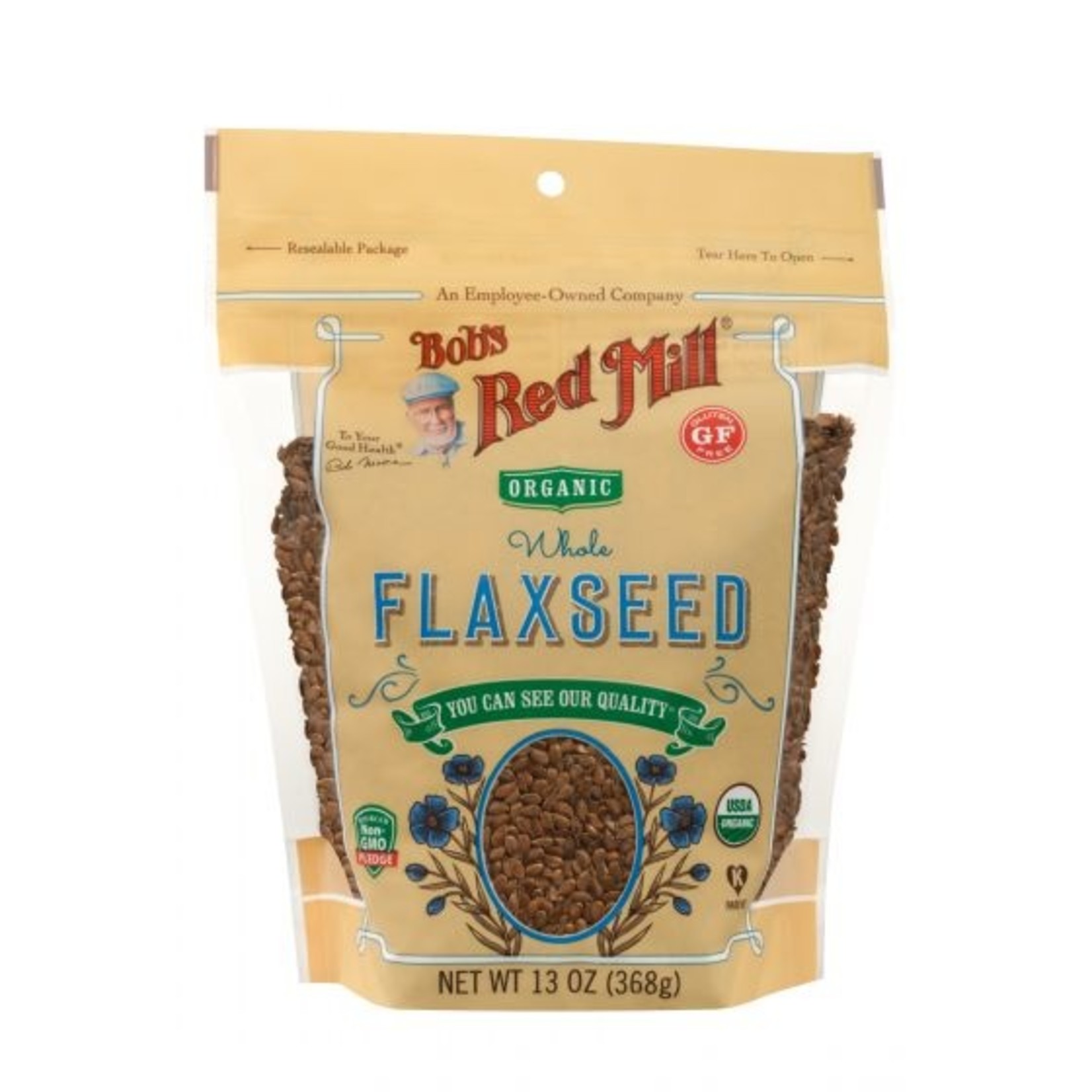 Bobs Red Mill Bobs Red Mill - Organic Brown Flax Seeds - 13 oz