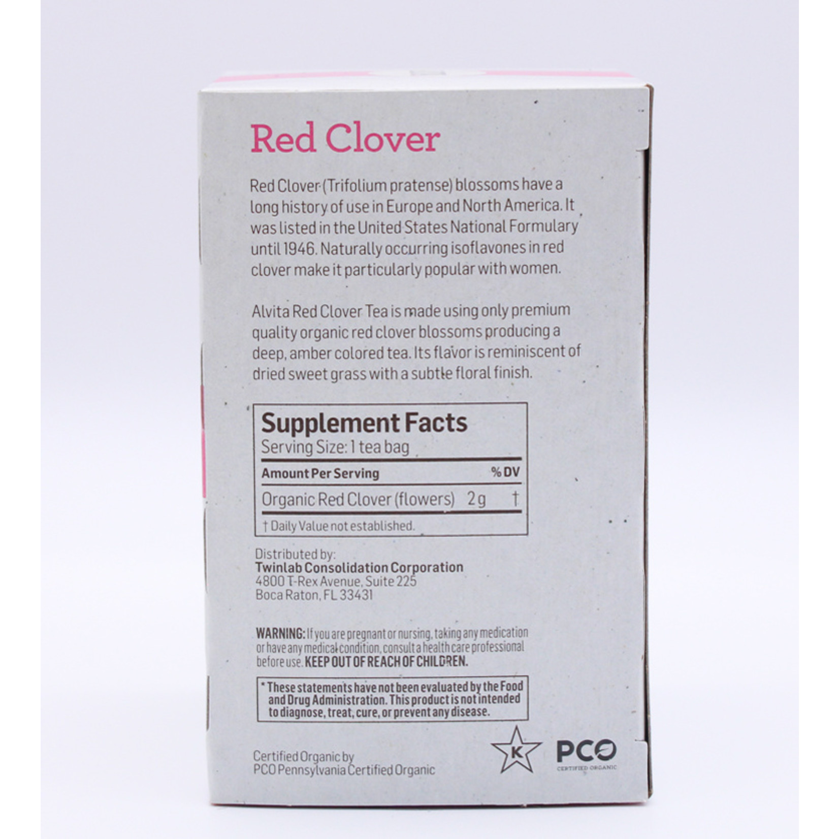 Alvita Teas Alvita Teas - Organic Red Clover - 16 Bags