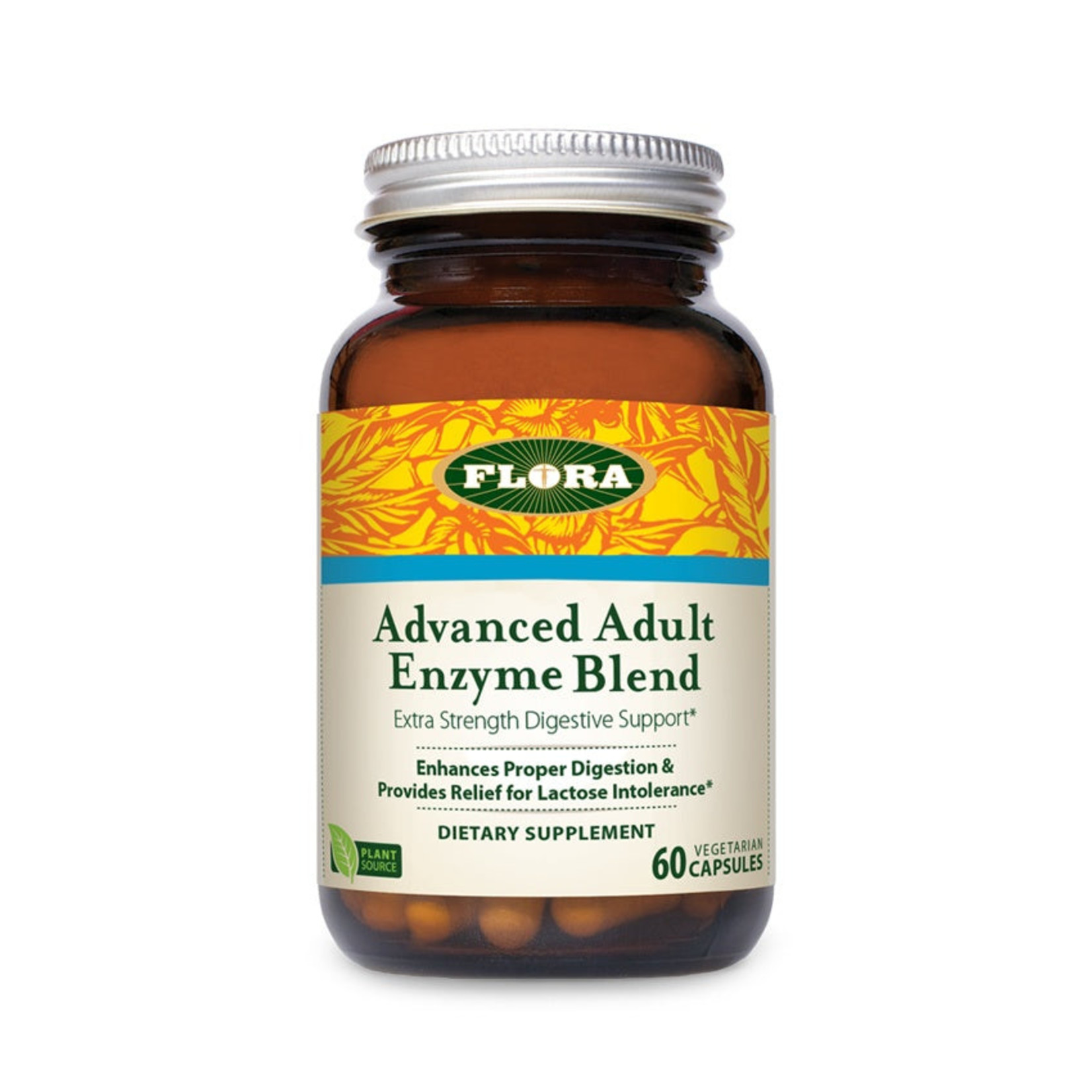 Flora Flora - Urgent Support (Advanced Adult) Enzyme Blend - 60 Capsules