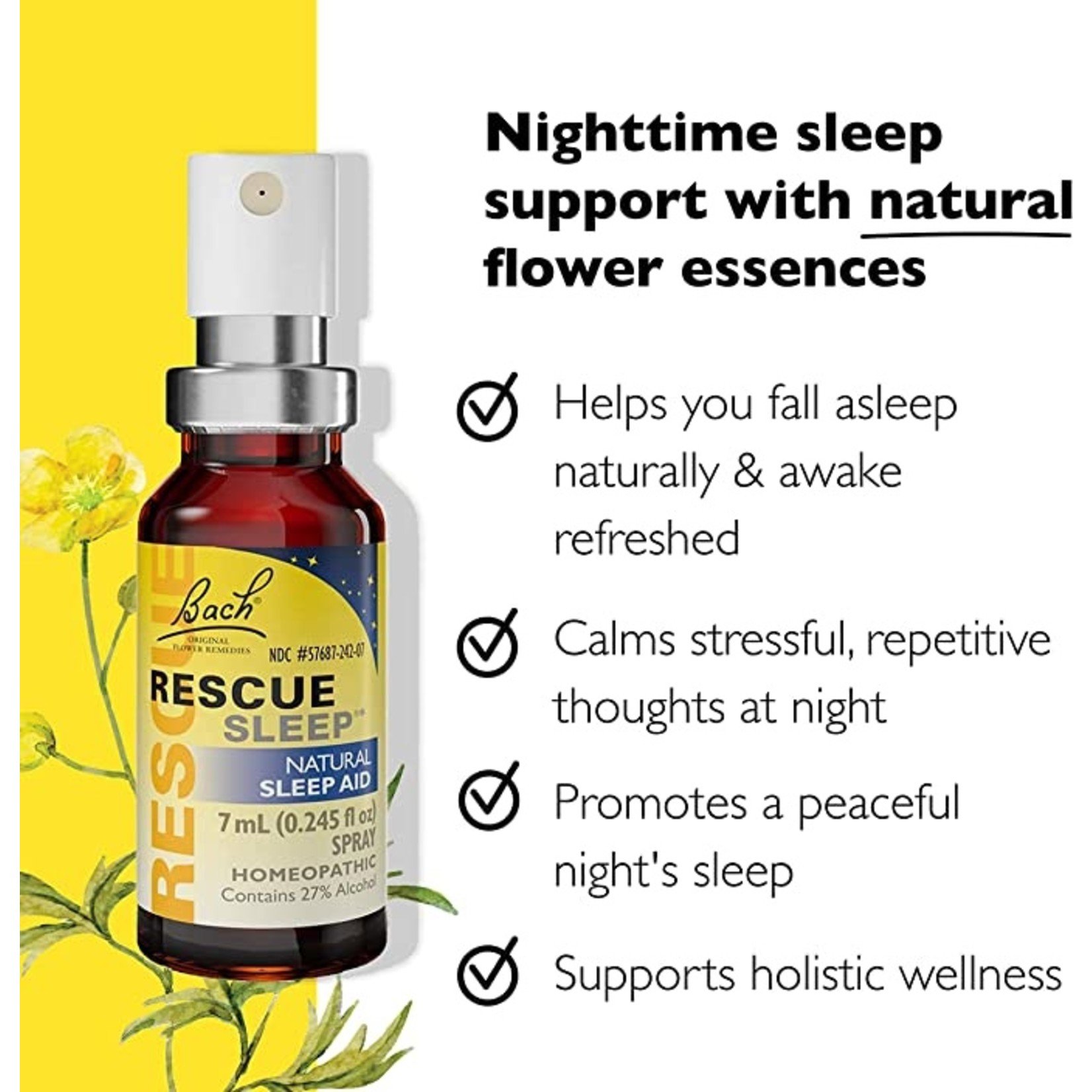 Bach Flower Remedies Bach Flower Remedies - Rescue Remedy Sleep - 7 ml