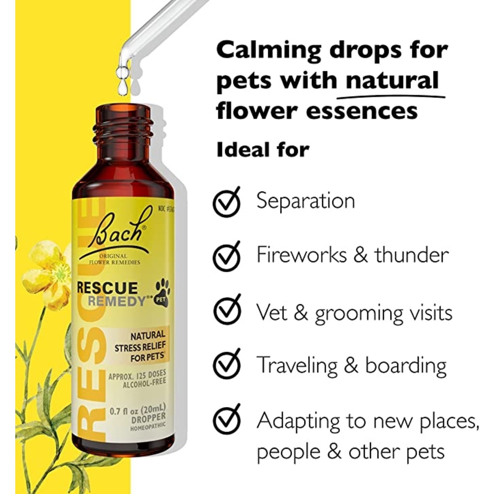 Bach Flower Remedies Bach Flower Remedies - Rescue Remedy Pet - 20 ml