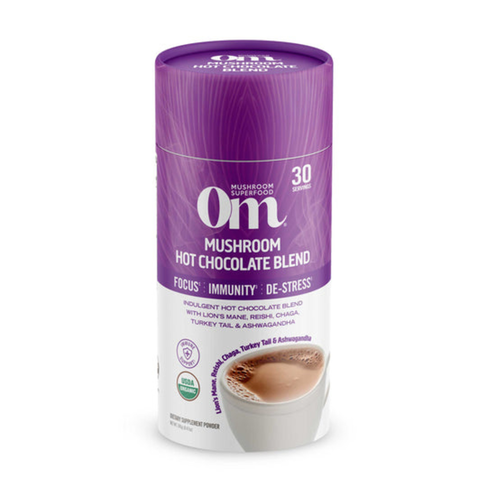 Om Mushroom Om - Mushroom Hot Chocolate Blend - 240 grams