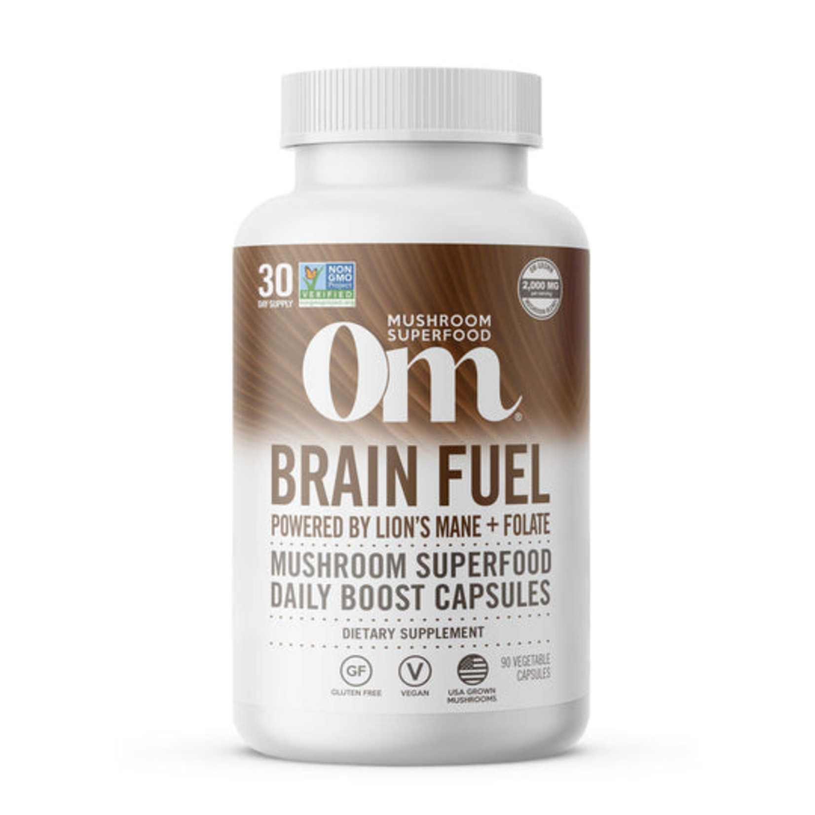 Om Mushroom Om - Brain Fuel - 90 Veg Capsules