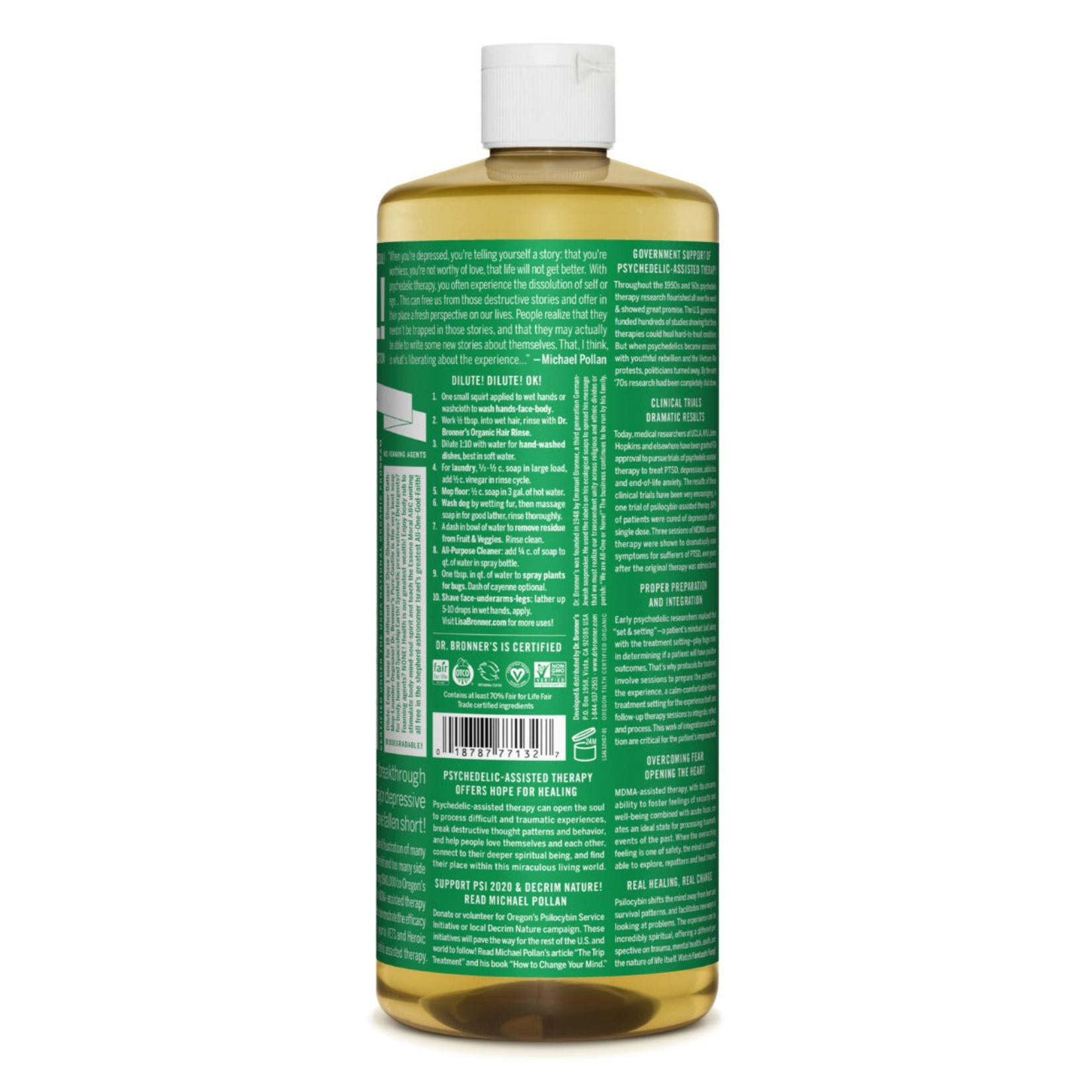 Dr Bronners Dr Bronners - Liquid Soap Almond Castile - 32 oz