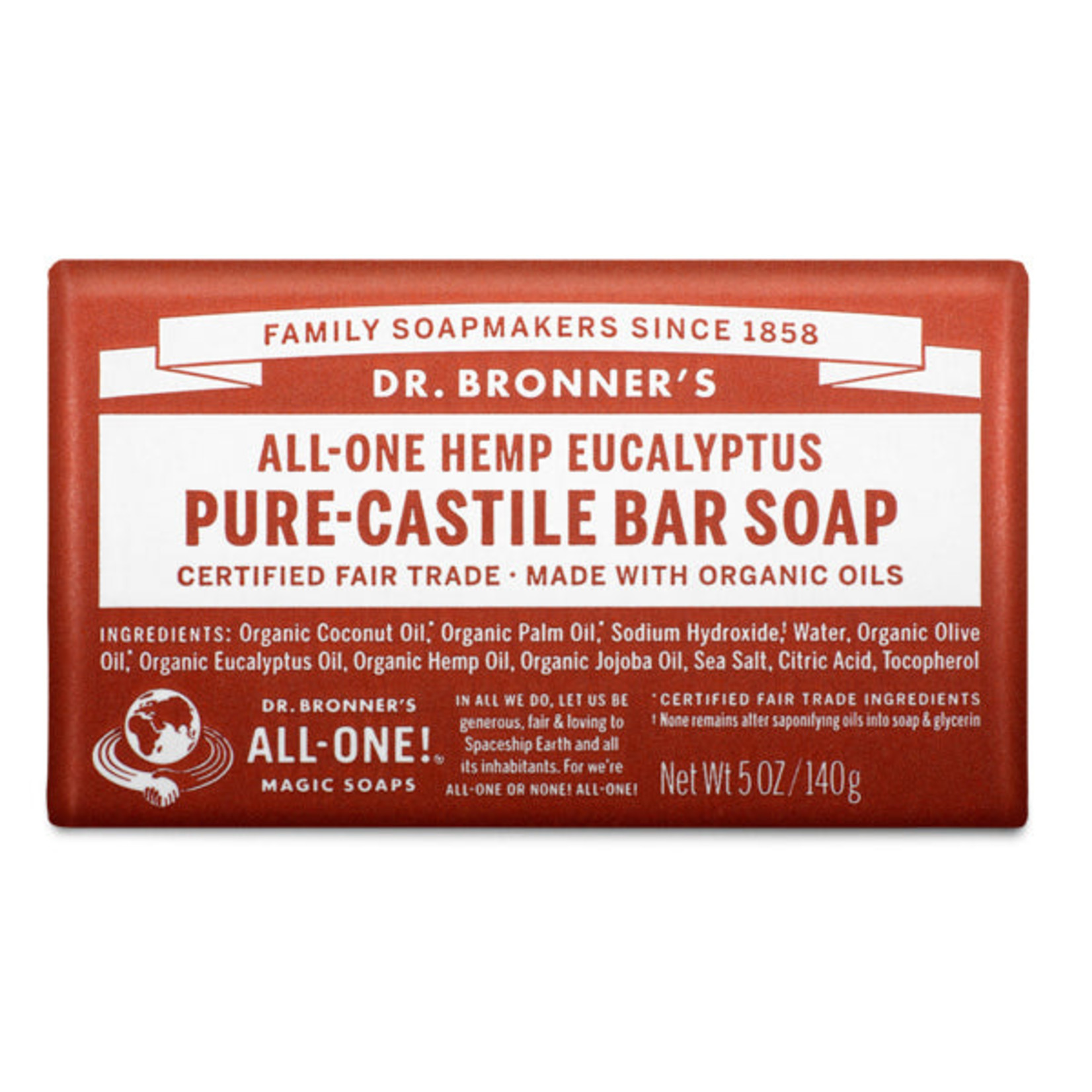 Dr Bronners Dr Bronners - Organic Castile Soap Eucalyptus - 5 oz