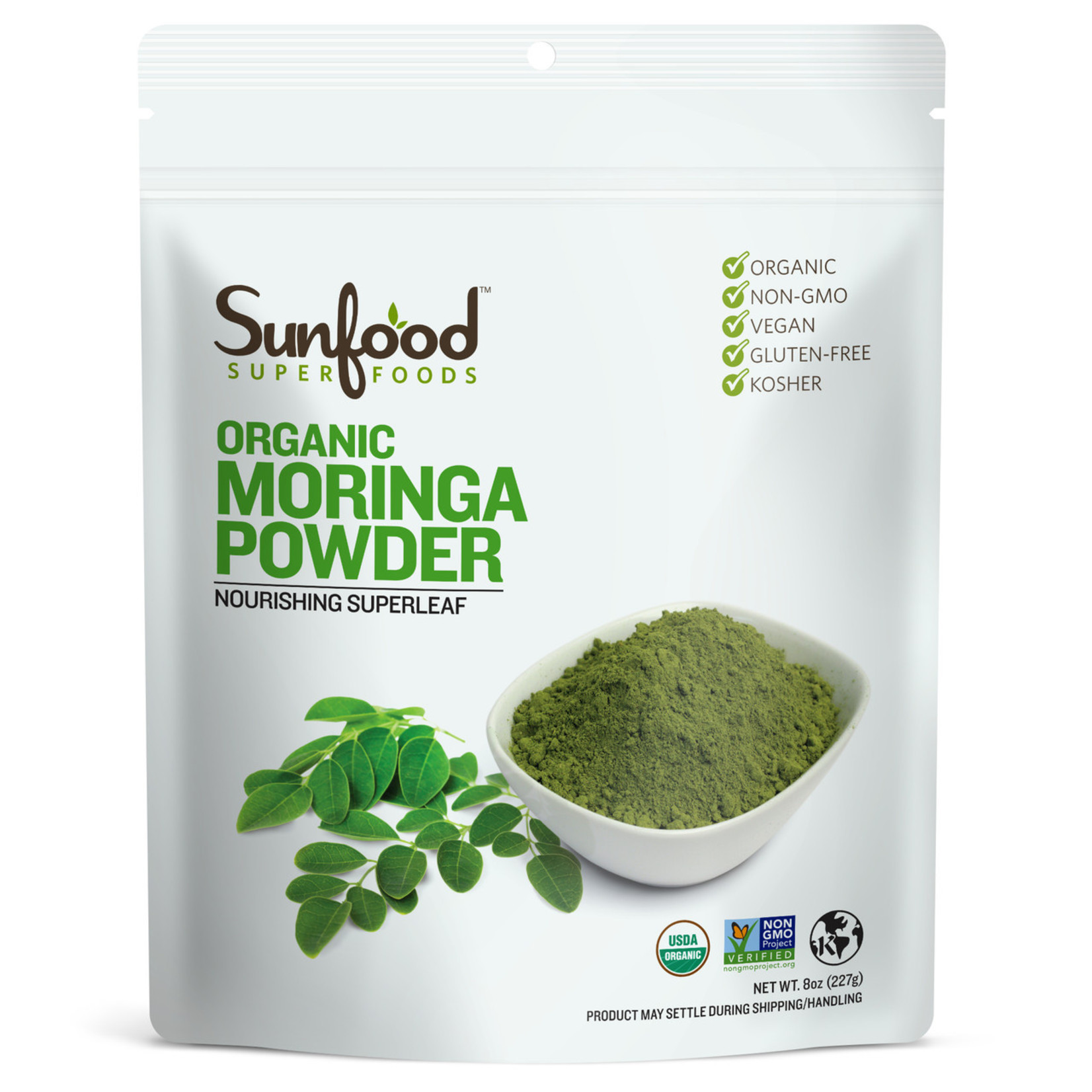Sunfood Sunfood - Organic Moringa Powder - 8 oz