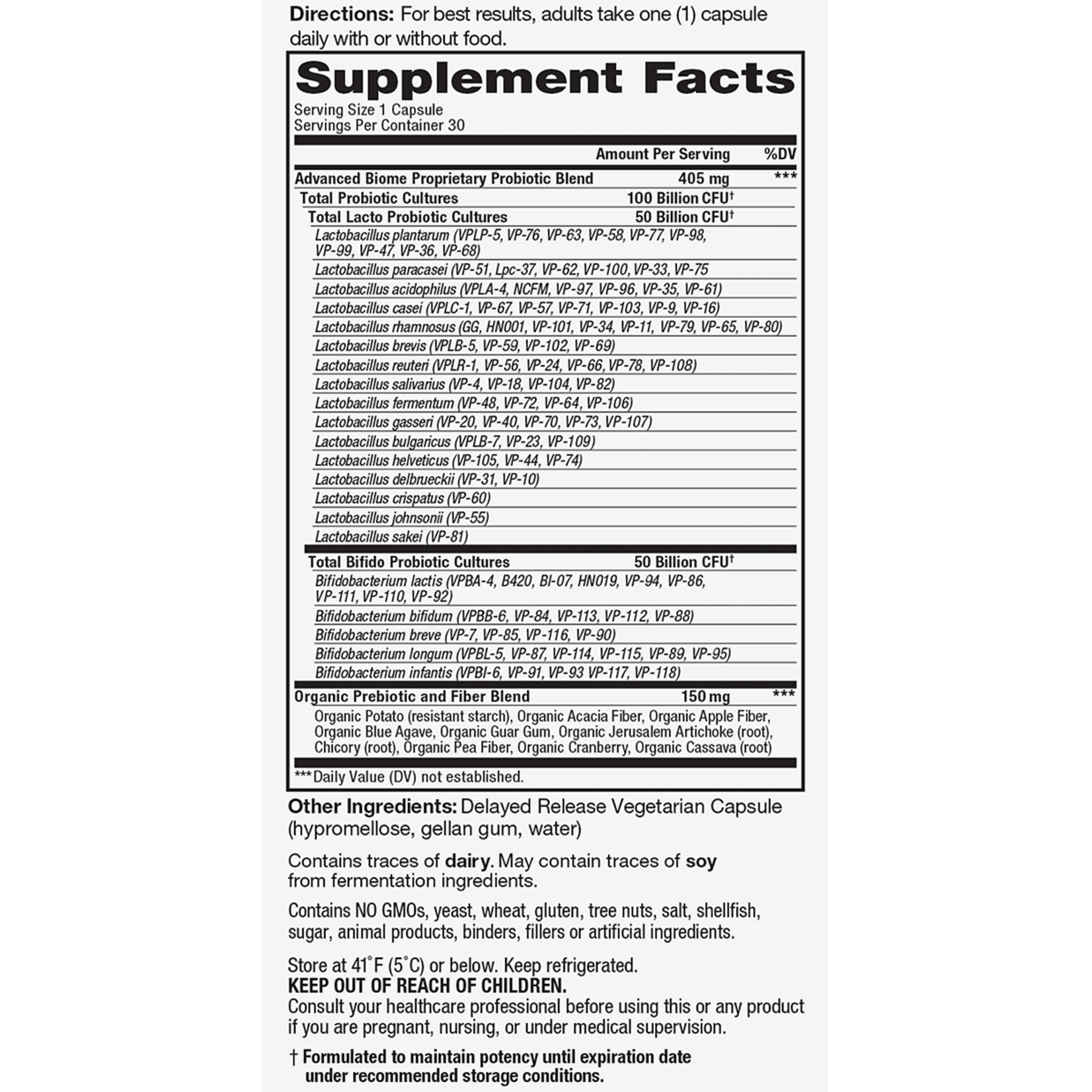 Vital Planet Vital Planet - Vital Fora Advanced - 30 Veg Capsules