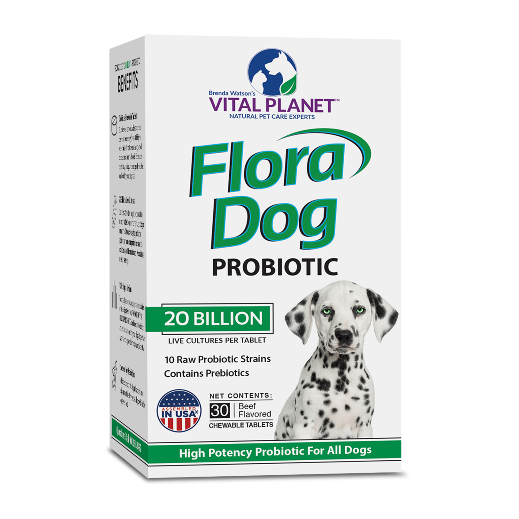 Vital Planet Vital Planet - Flora Dog Daily Probiotic - 30 Chewables
