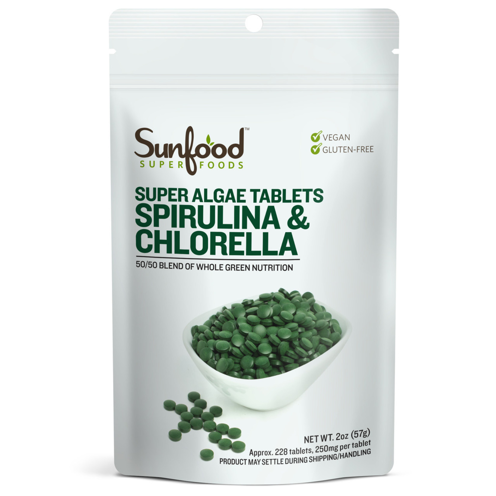 Sunfood Sunfood - Spirulina & Chlorella - 4 oz