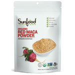 Sunfood Raw Organic Red Maca Powder - 8 oz