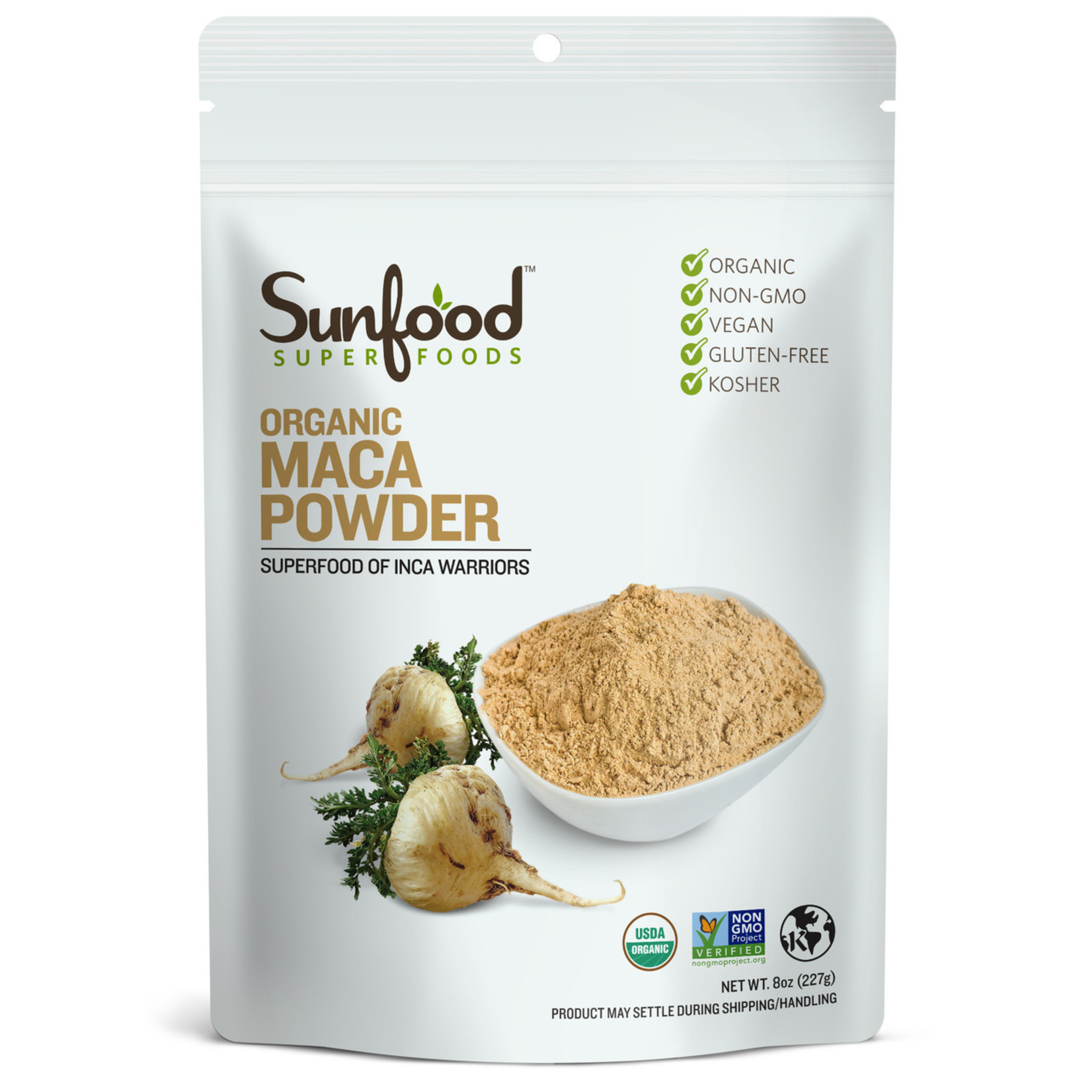 Sunfood Sunfood - Raw Organic Maca Powder - 8 oz