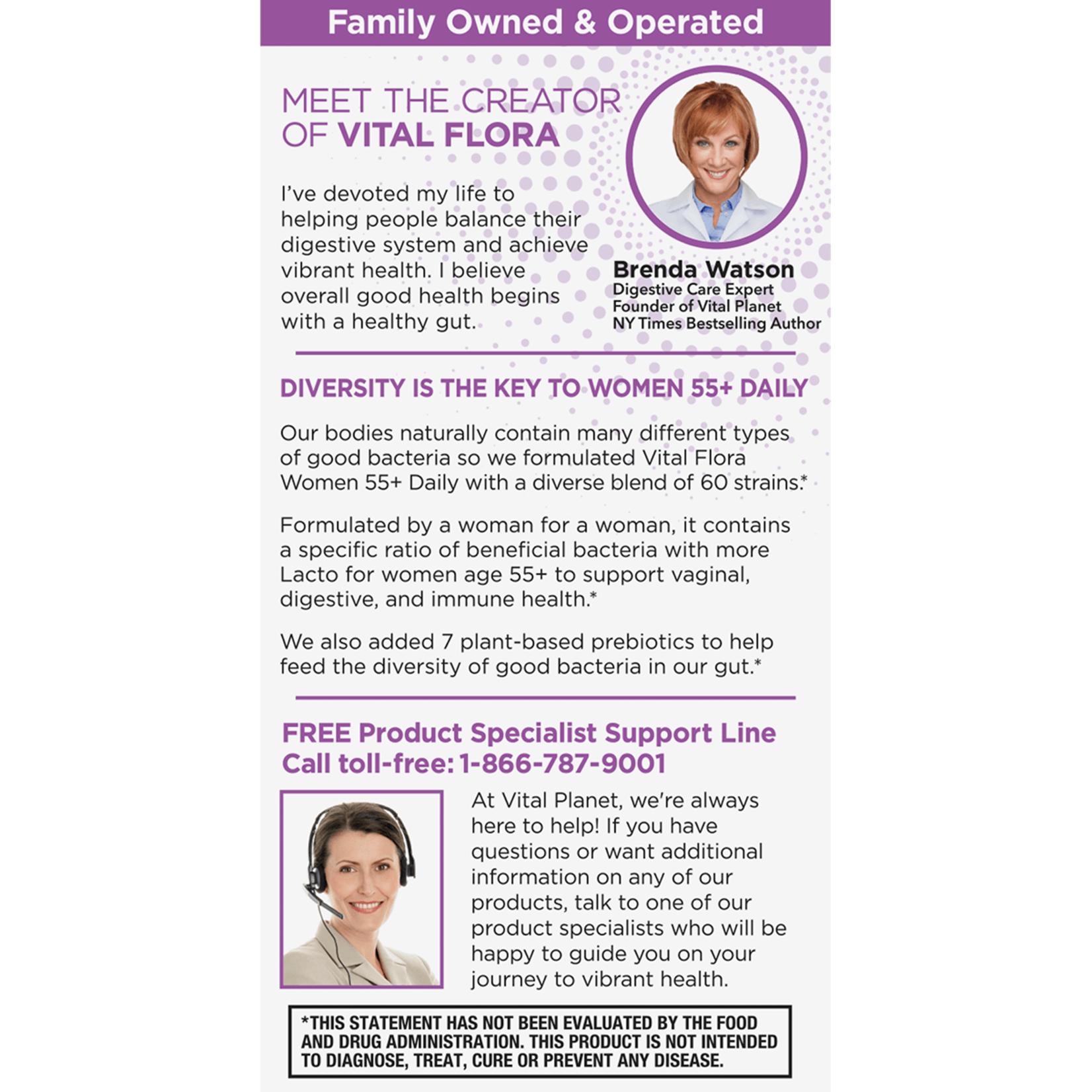 Vital Planet Vital Planet - Women's 55+ Daily Refrig - 30 Capsules