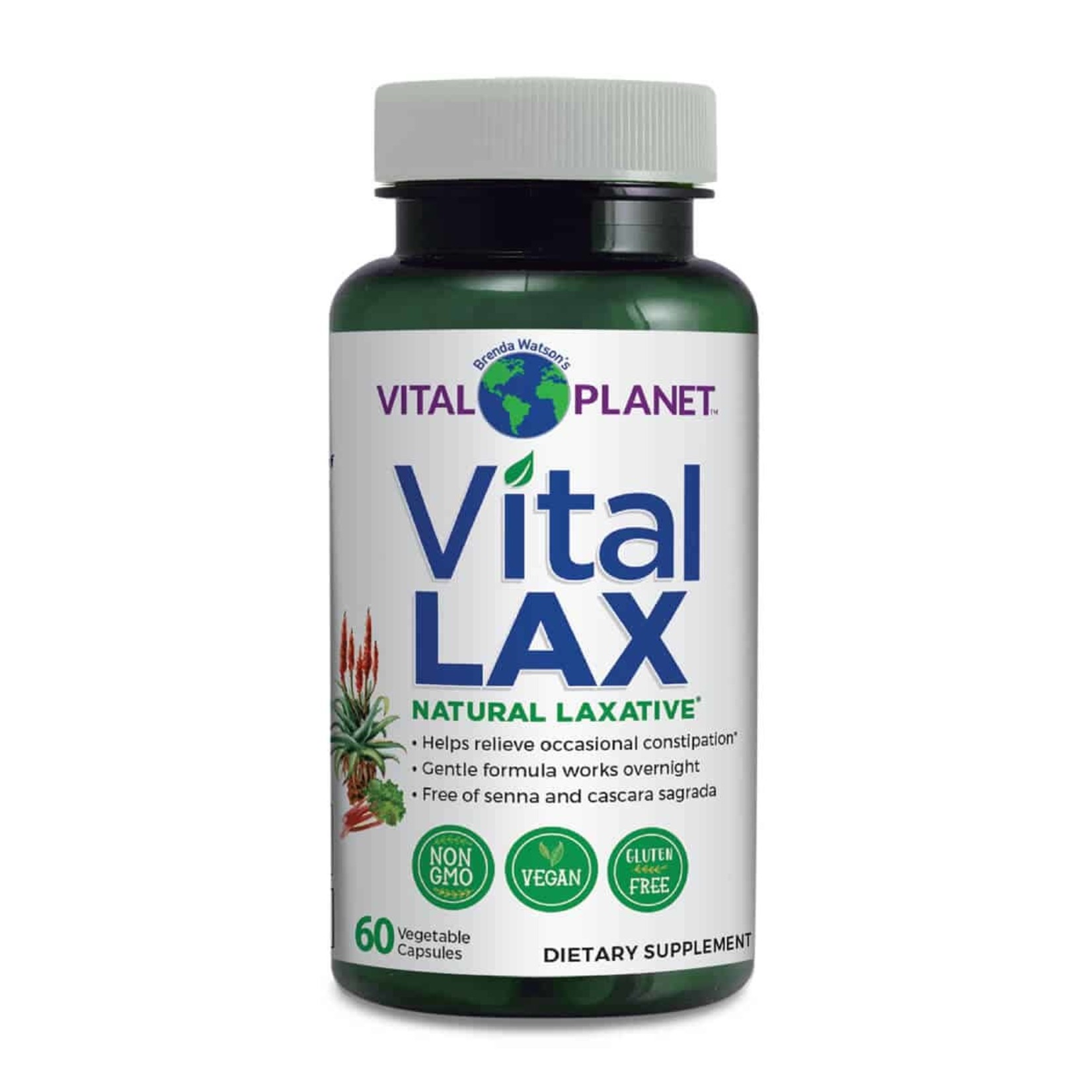 Vital Planet Vital Planet - Vital Lax Natural Laxative - 60 Veg Capsules