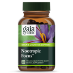 Gaia Herbs Nootropic Focus - 40 Veg Capsules