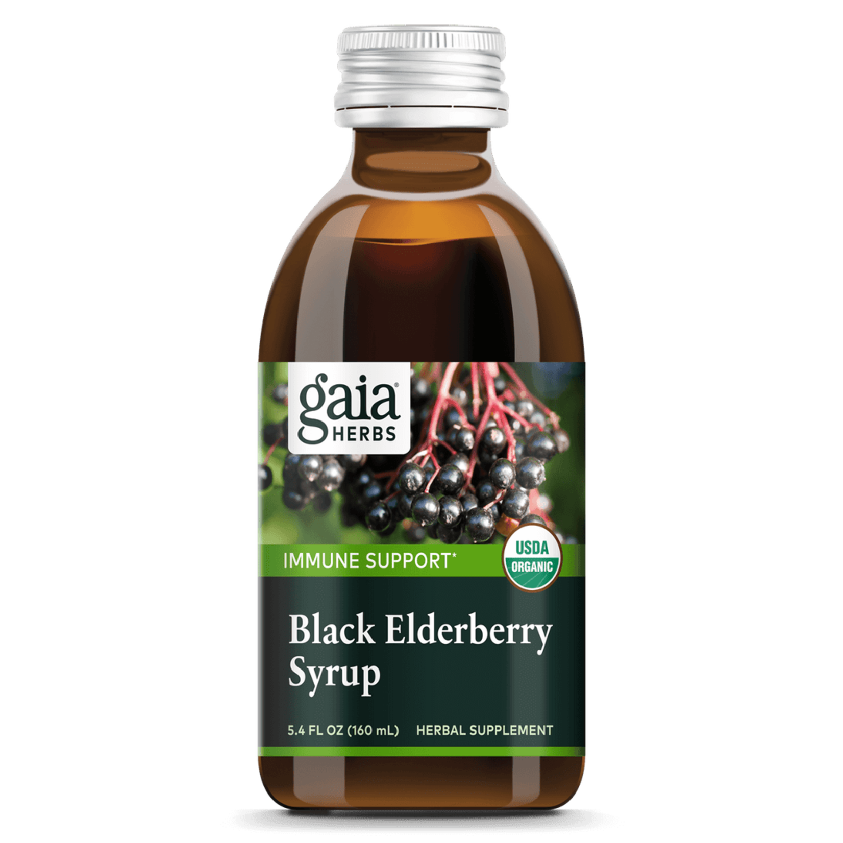 Gaia Herbs Gaia Herbs - Rapid Relief Black Elderberry Syrup - 5.4 oz