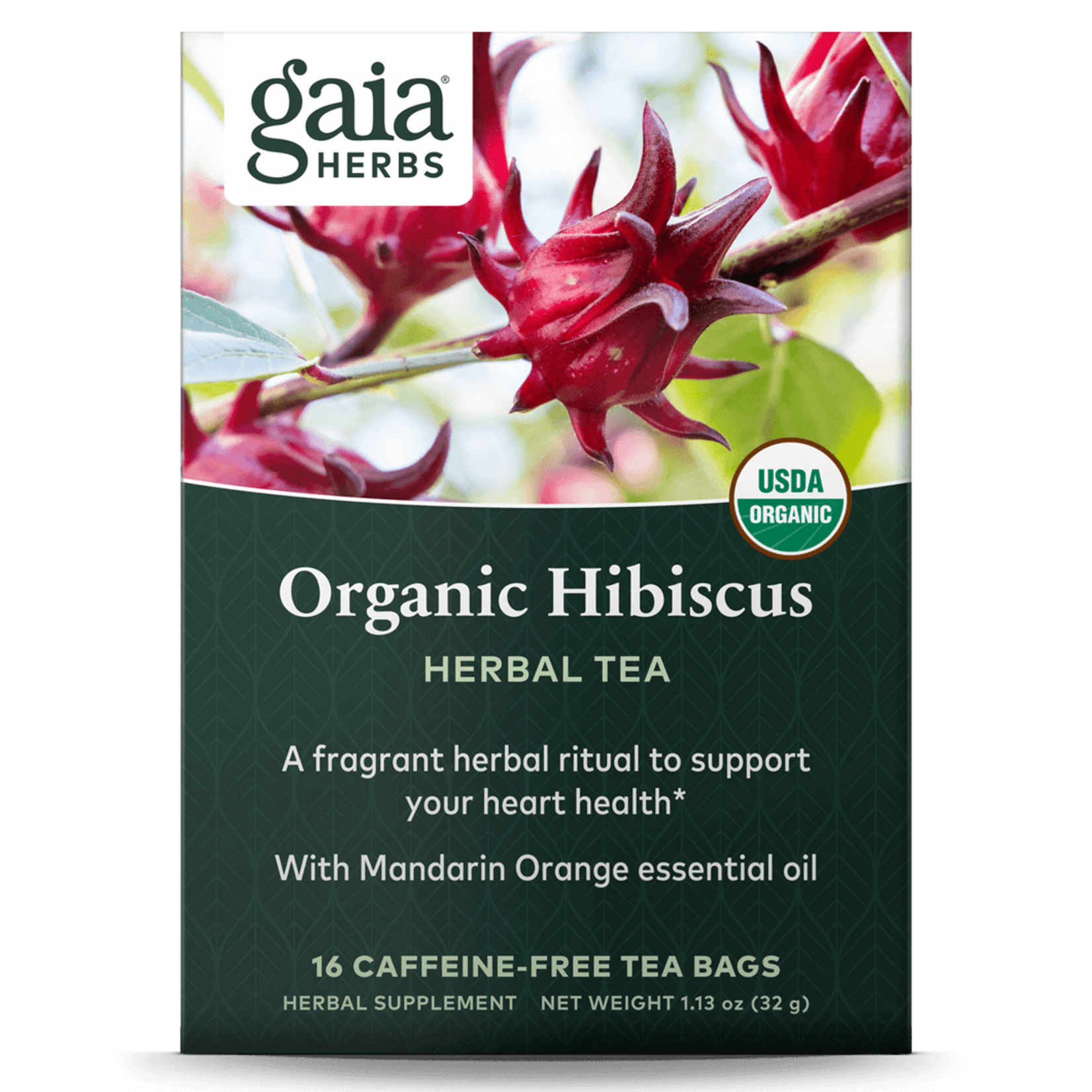 Gaia Herbs Gaia Herbs - Organic Hibiscus - 16 Bags
