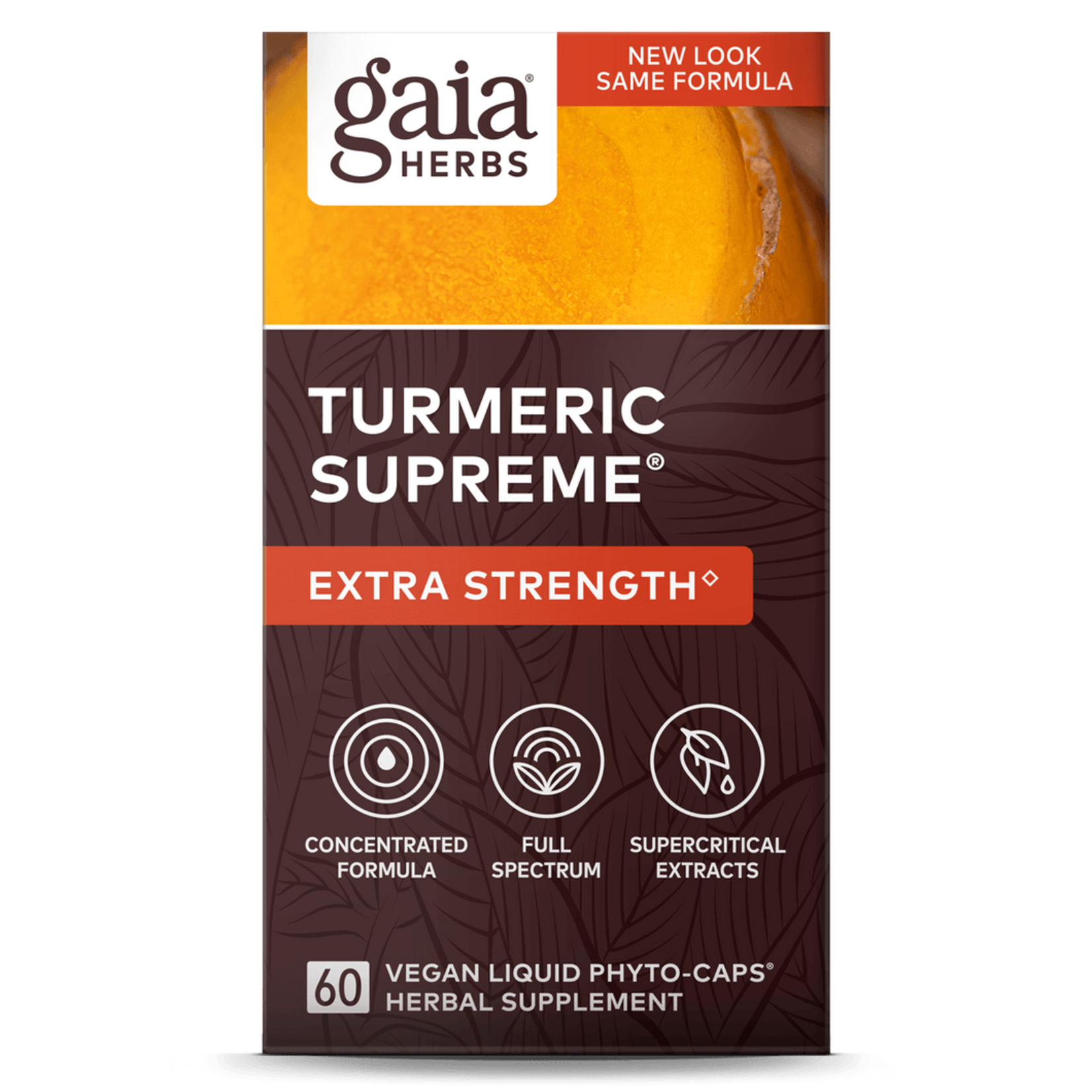 Gaia Herbs Gaia Herbs - Tumeric Supreme Extra Strength- 60 Veg Capsules