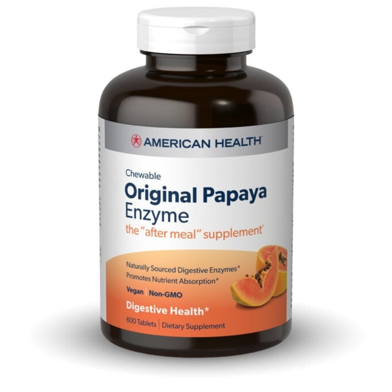 American Health American Health - Original Papaya Enzyme Chewable Tablets - 600 Tablets