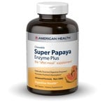 American Health Super Papaya Enzyme Plus Chewable Tablets - 360 Tablets